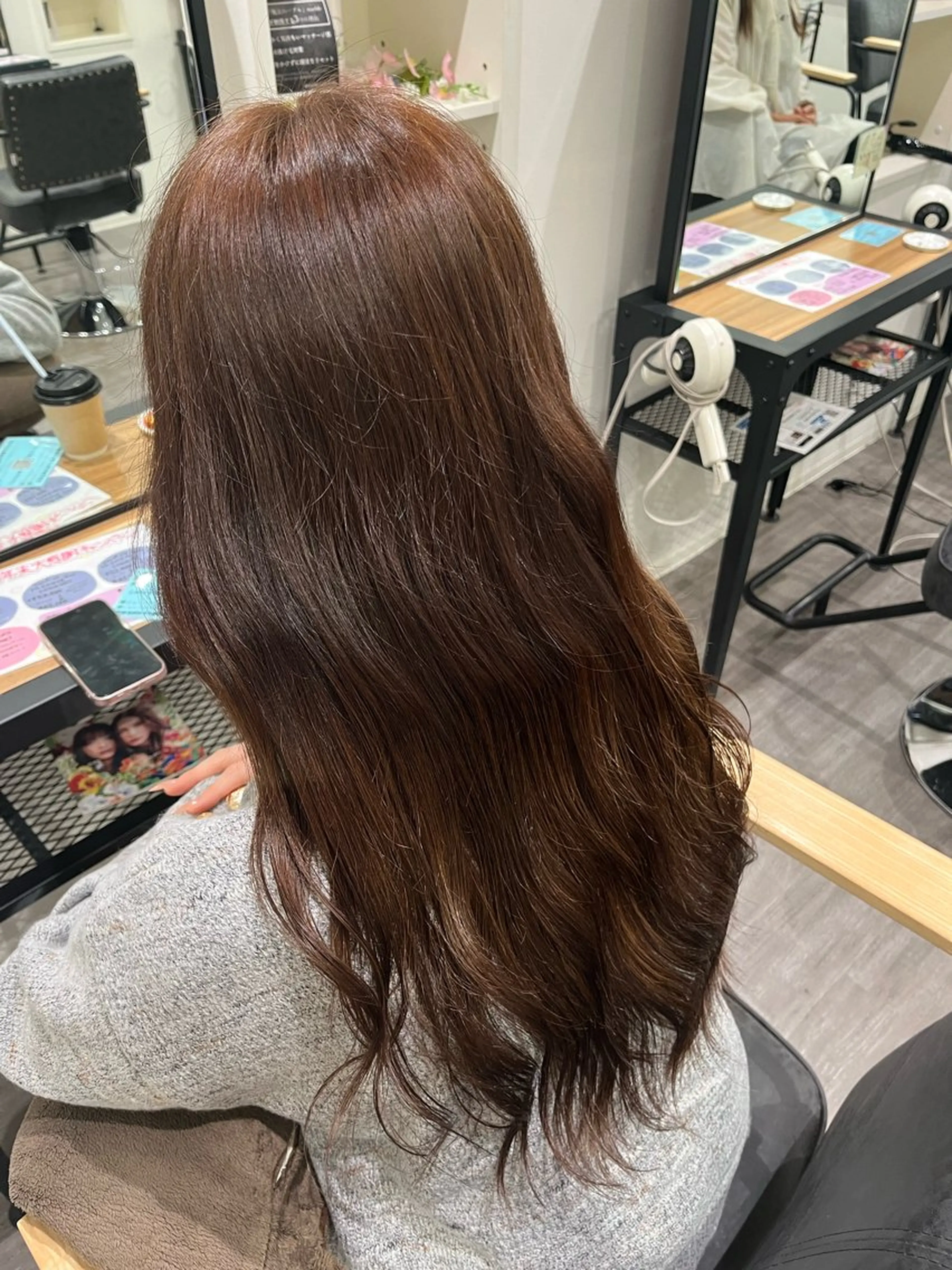 セミロング カラー ヘアアレンジ ヘアカラー トリートメント cocotte 💟草間紫音💟のヘアスタイル