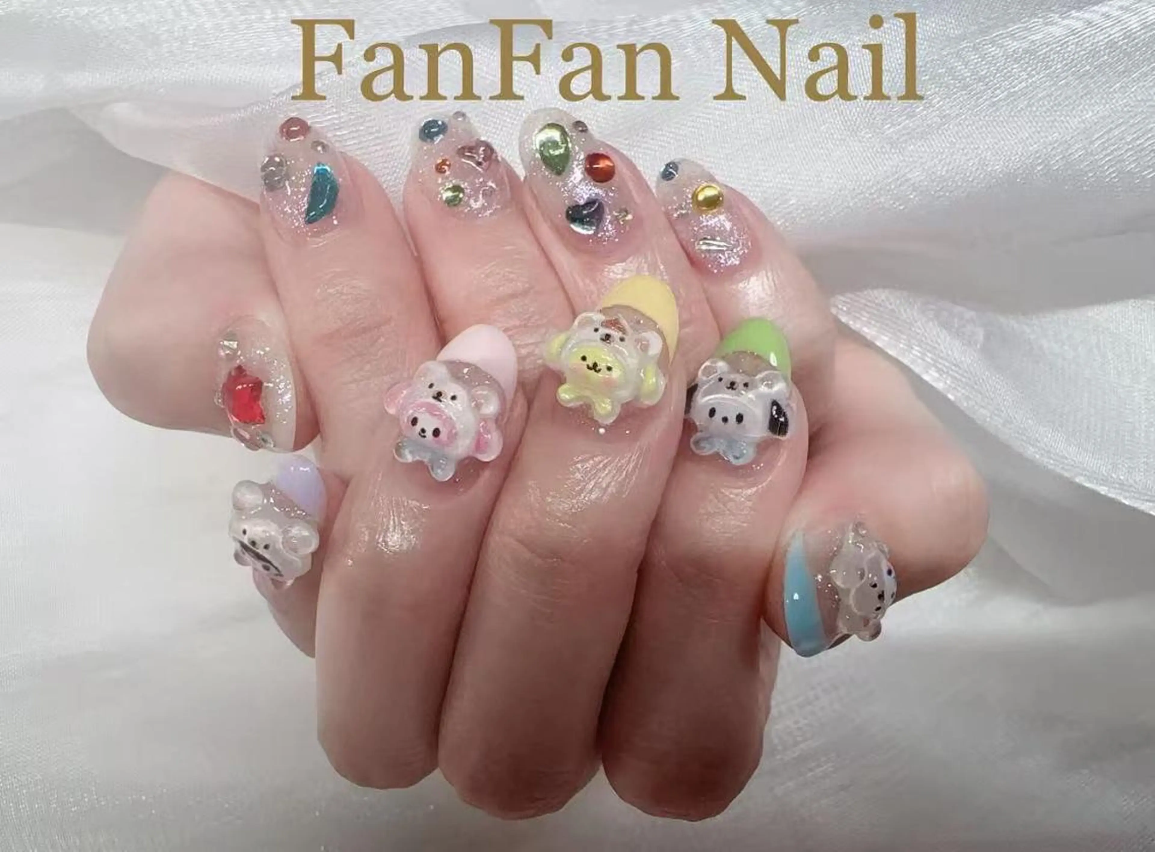 ネイル FanFan 長さ出し専門のネイルデザイン