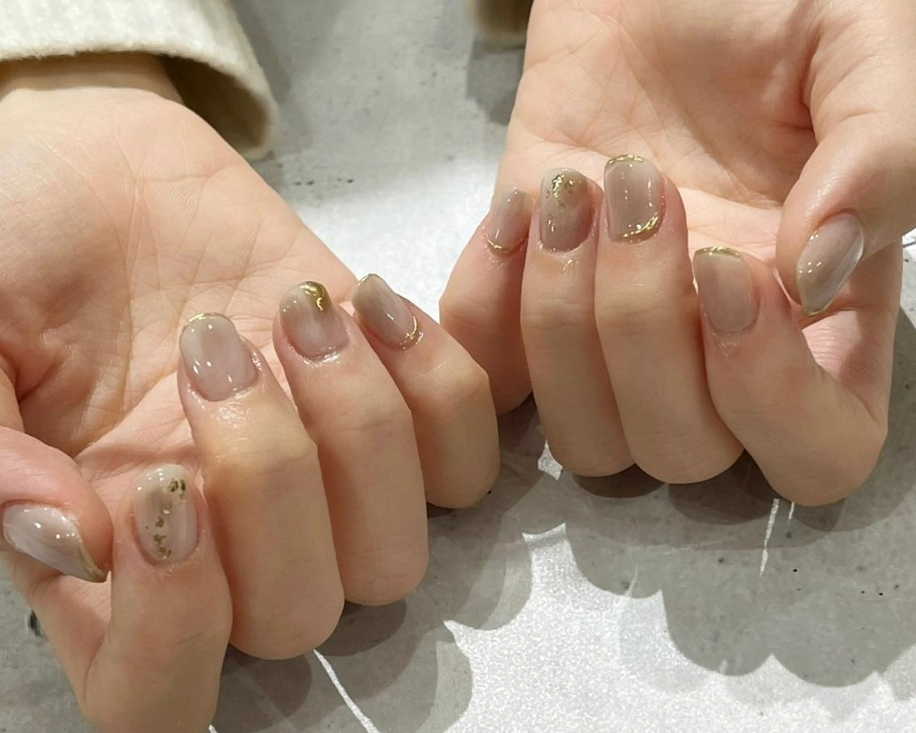 ネイル アートネイル ニュアンスネイル シンプルネイル Glück ...所属・Glück... chikakoのネイルデザイン