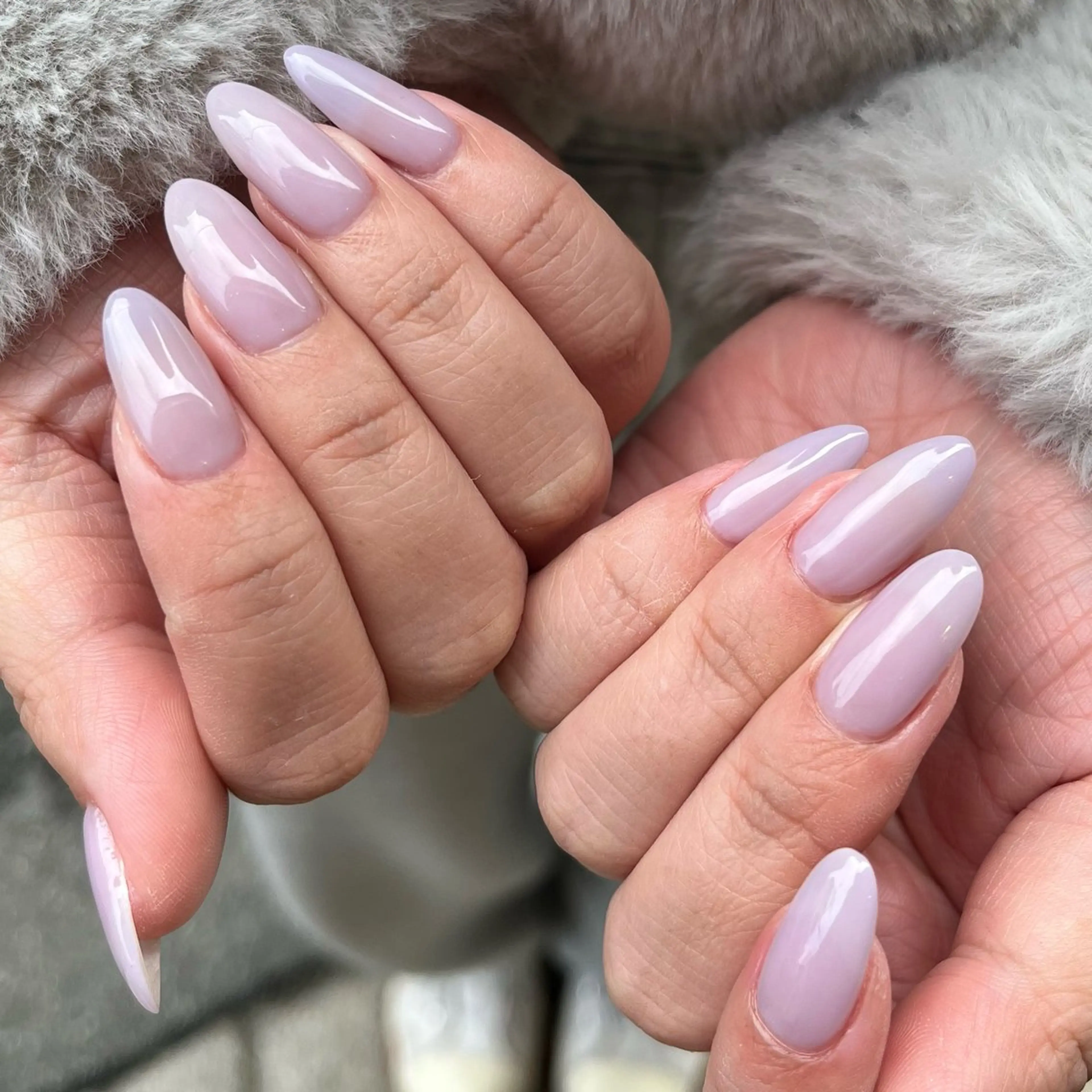 ネイル パステルネイル パープル ハンドネイル ballie／小野原 なつみのネイルデザイン