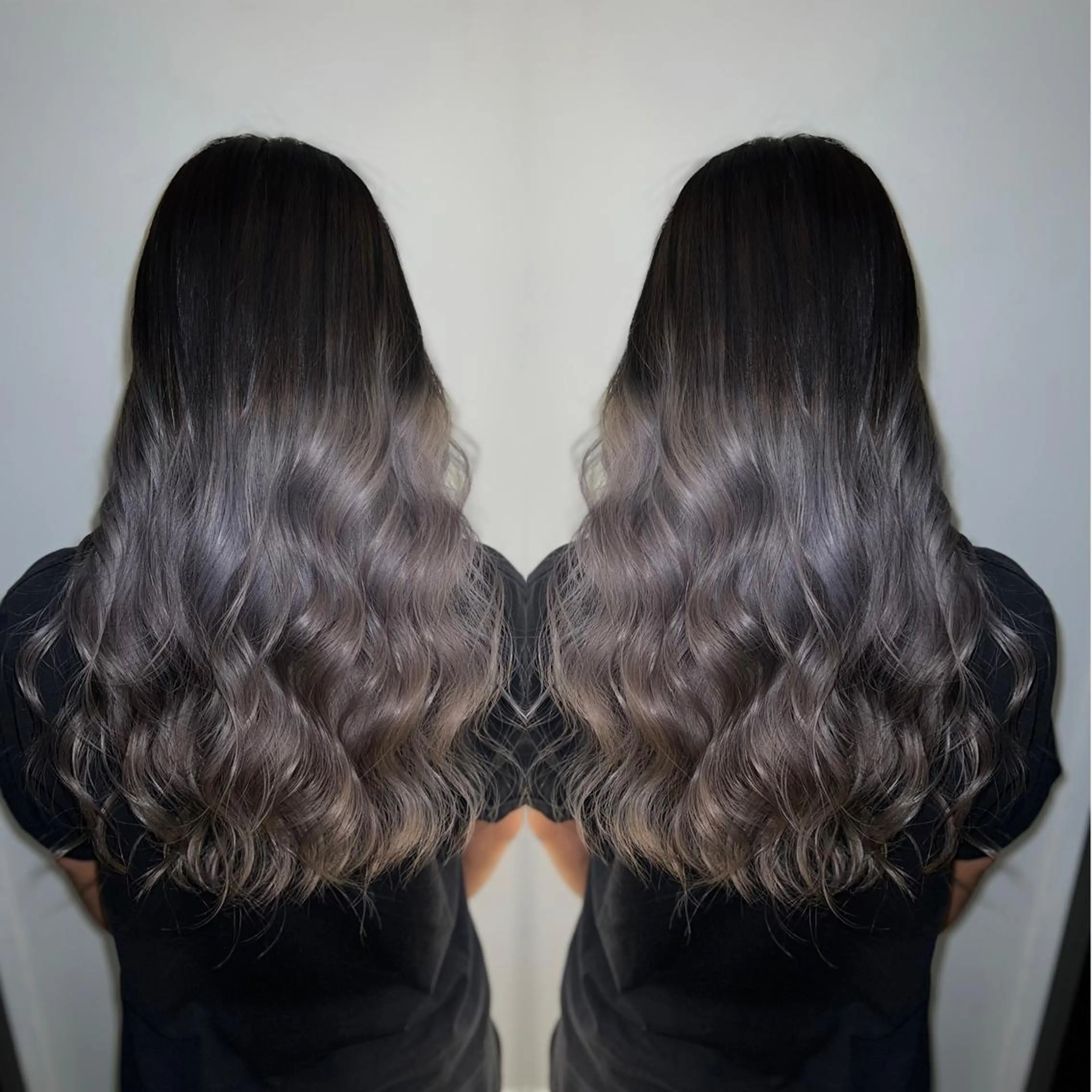 セミロング カラー ヘアアレンジ 🔥ハイトーンカラー ギャルNAOKI🔥のヘアスタイル