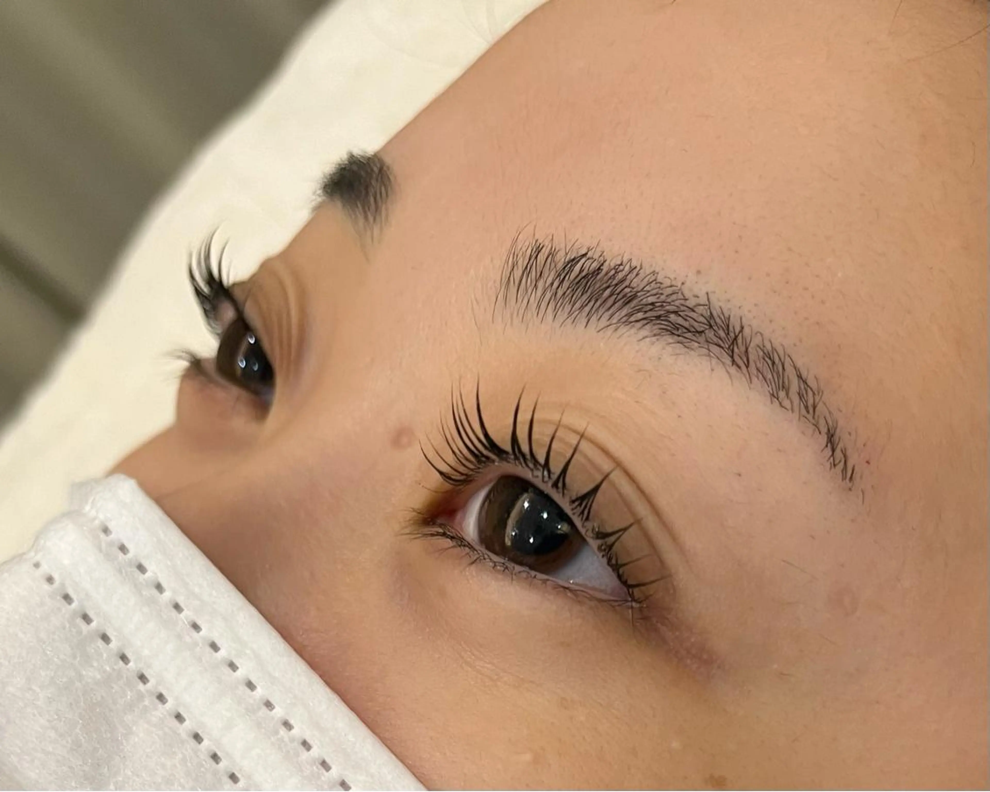 マツエク・マツパ 似合わせカット暖色 カラーhiyonaのヘアスタイル