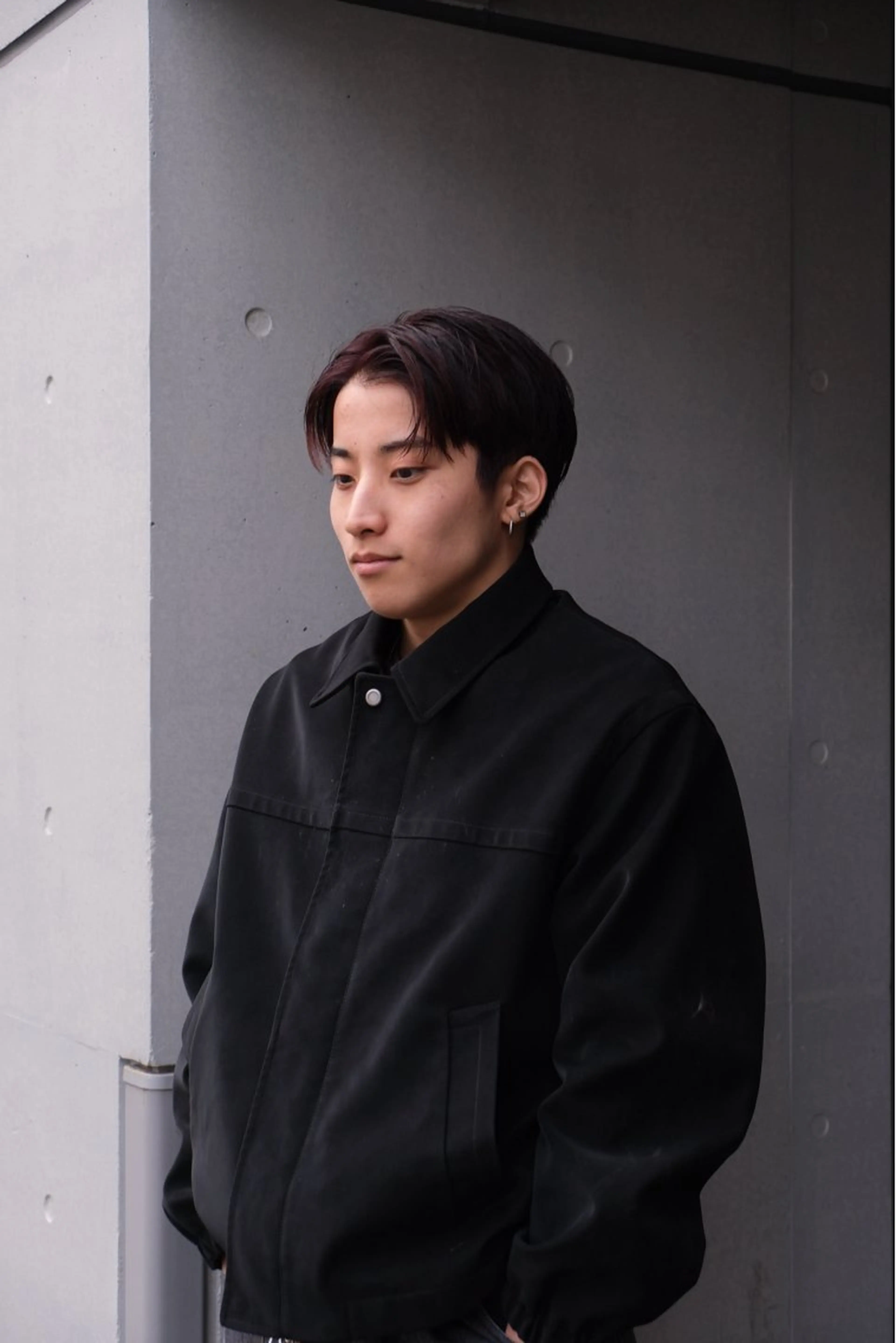 ショート カラー ボルドーカラー &72『アンドナナジュウニ』所属・岩本 いろはのヘアスタイル