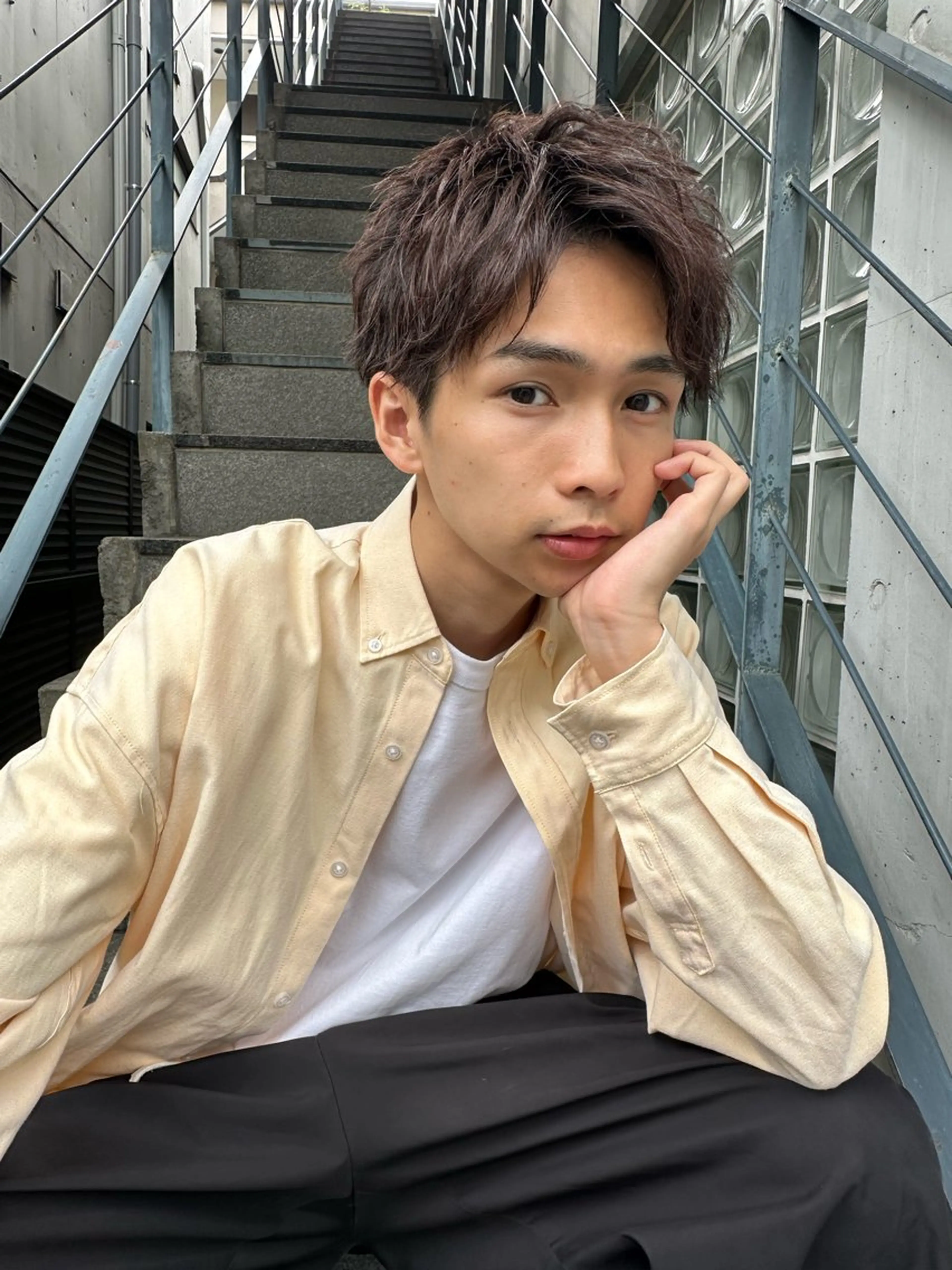 🌿メンズカット＋頭皮マッサージ✂︎眉毛カット付き¥8250→5170の写真