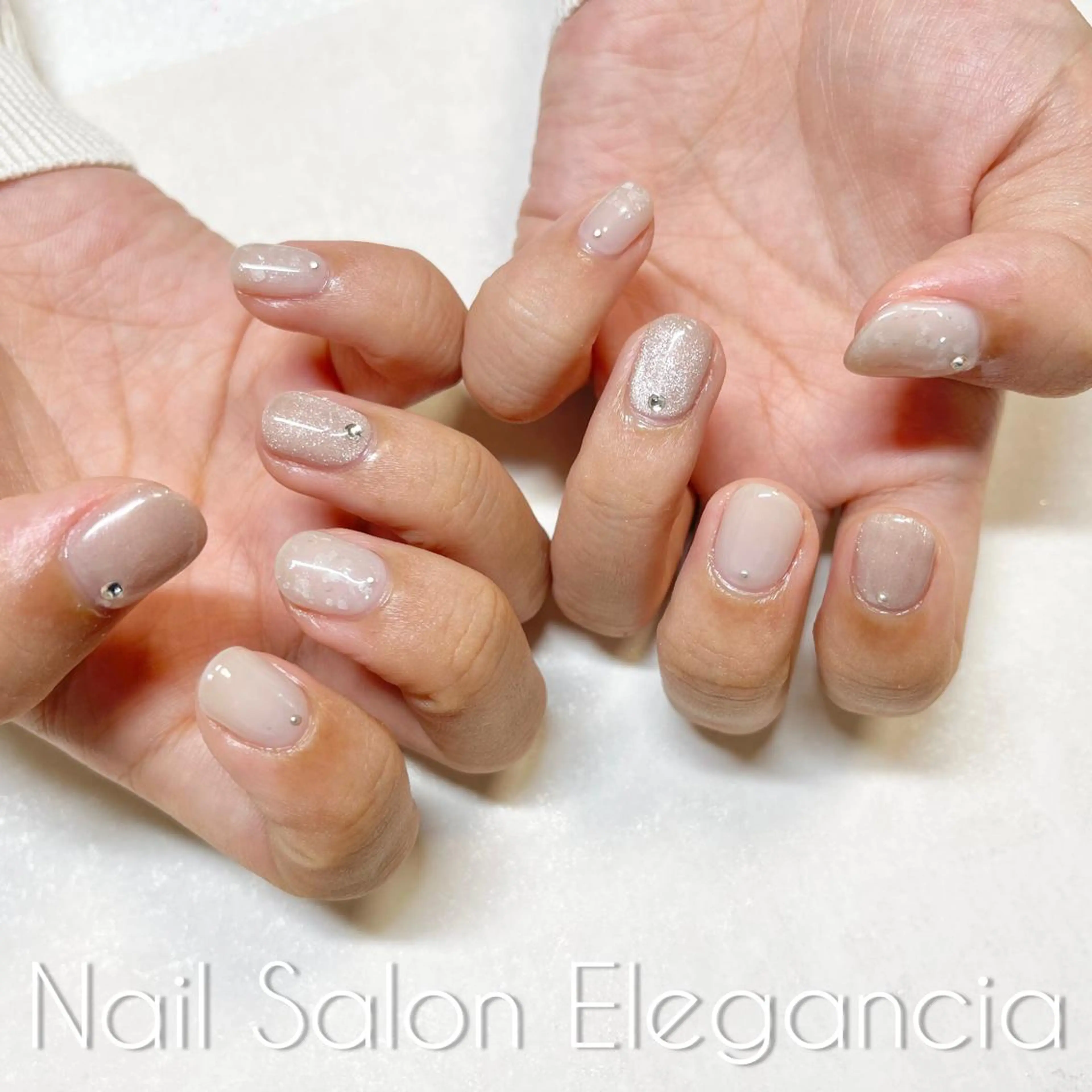 カラー ネイル ハンドネイル Elegancia. Hiromiのネイルデザイン