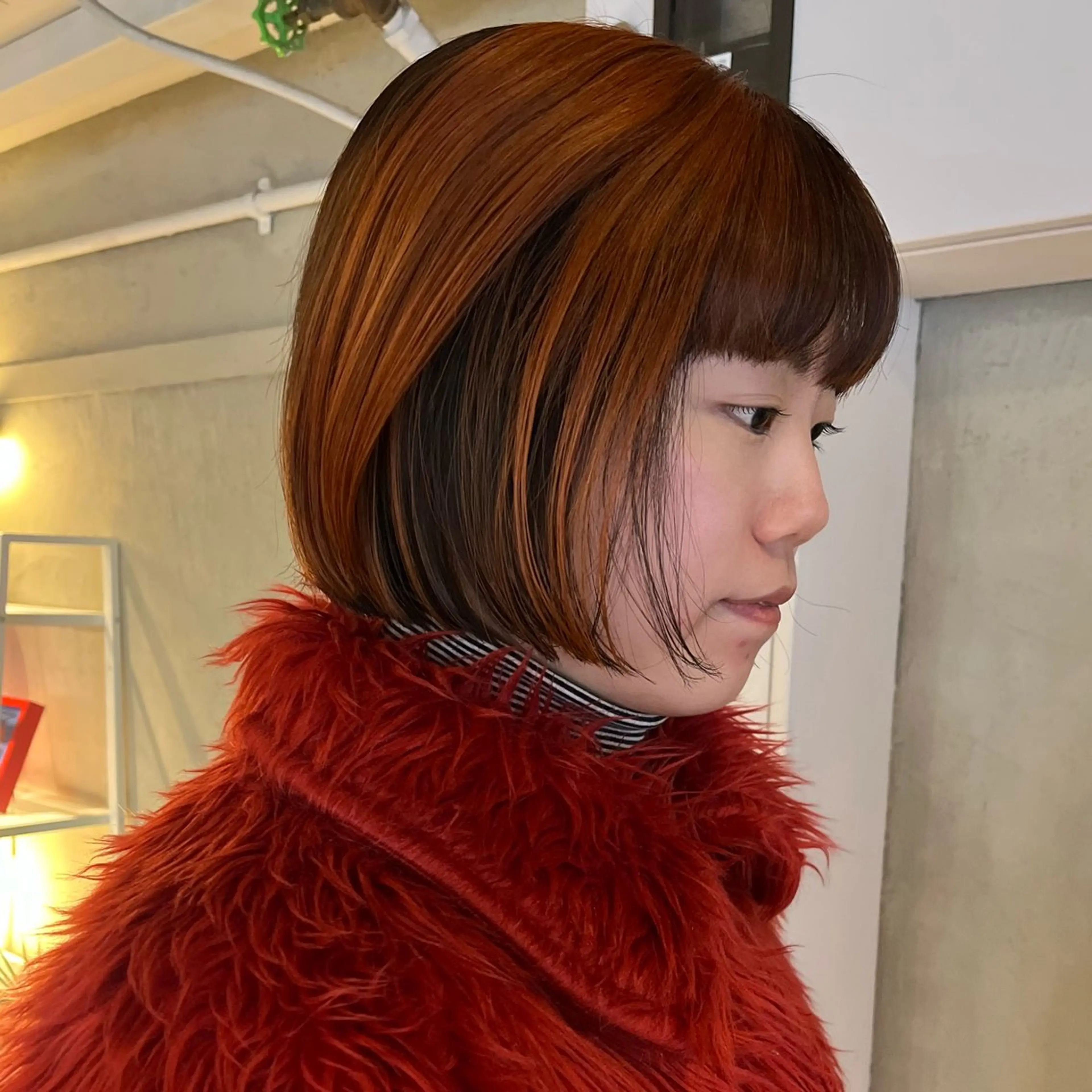 ショート カラー ヘアアレンジ ヘアカラー トリートメント ボブハイトーン🦖 デザインMAMIのヘアスタイル