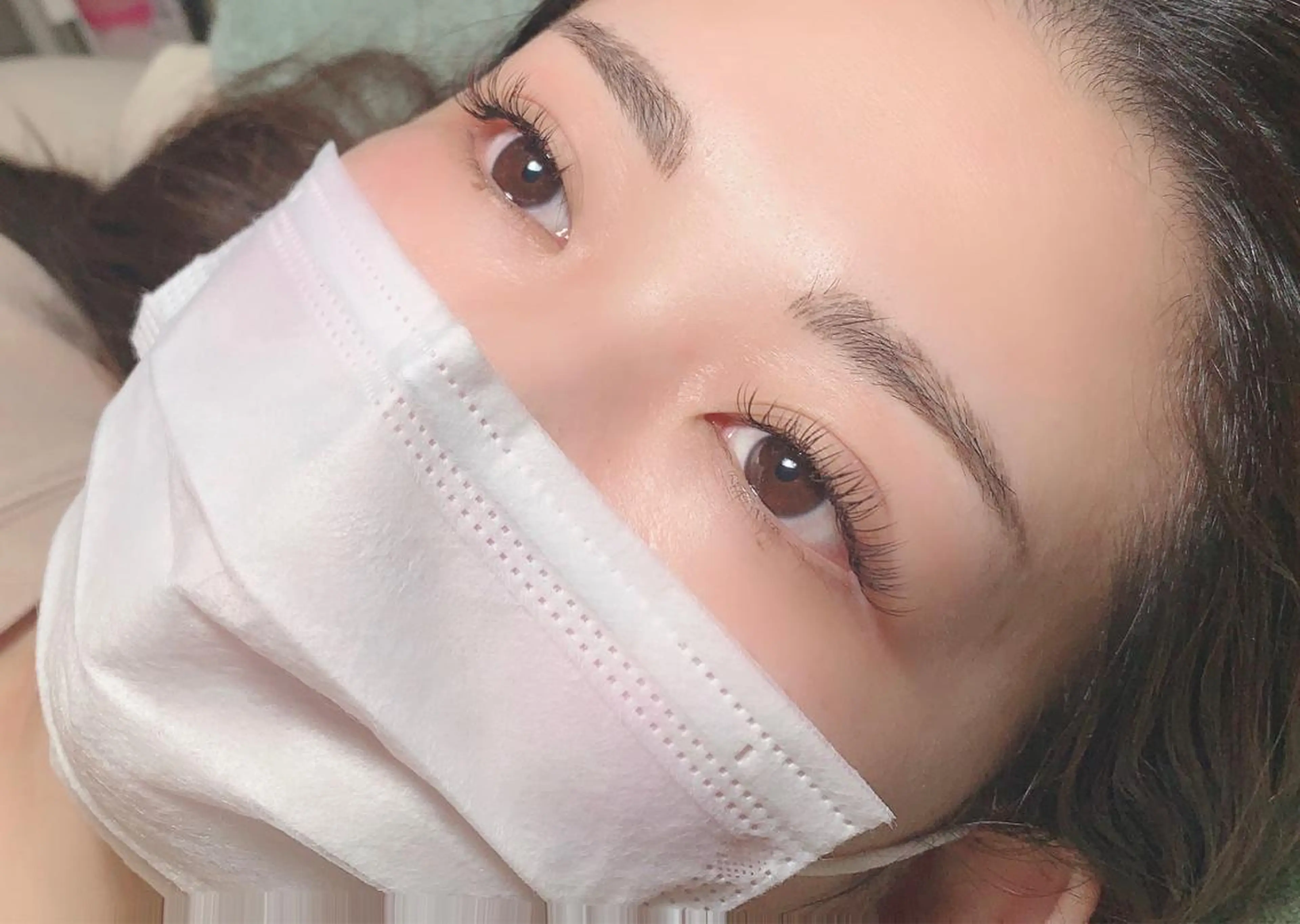 マツエク・マツパ Cカール フラットラッシュ Lカール 一重×まつ毛パーマ ラルース所属・ラルース ヘアのマツエク・マツパデザイン