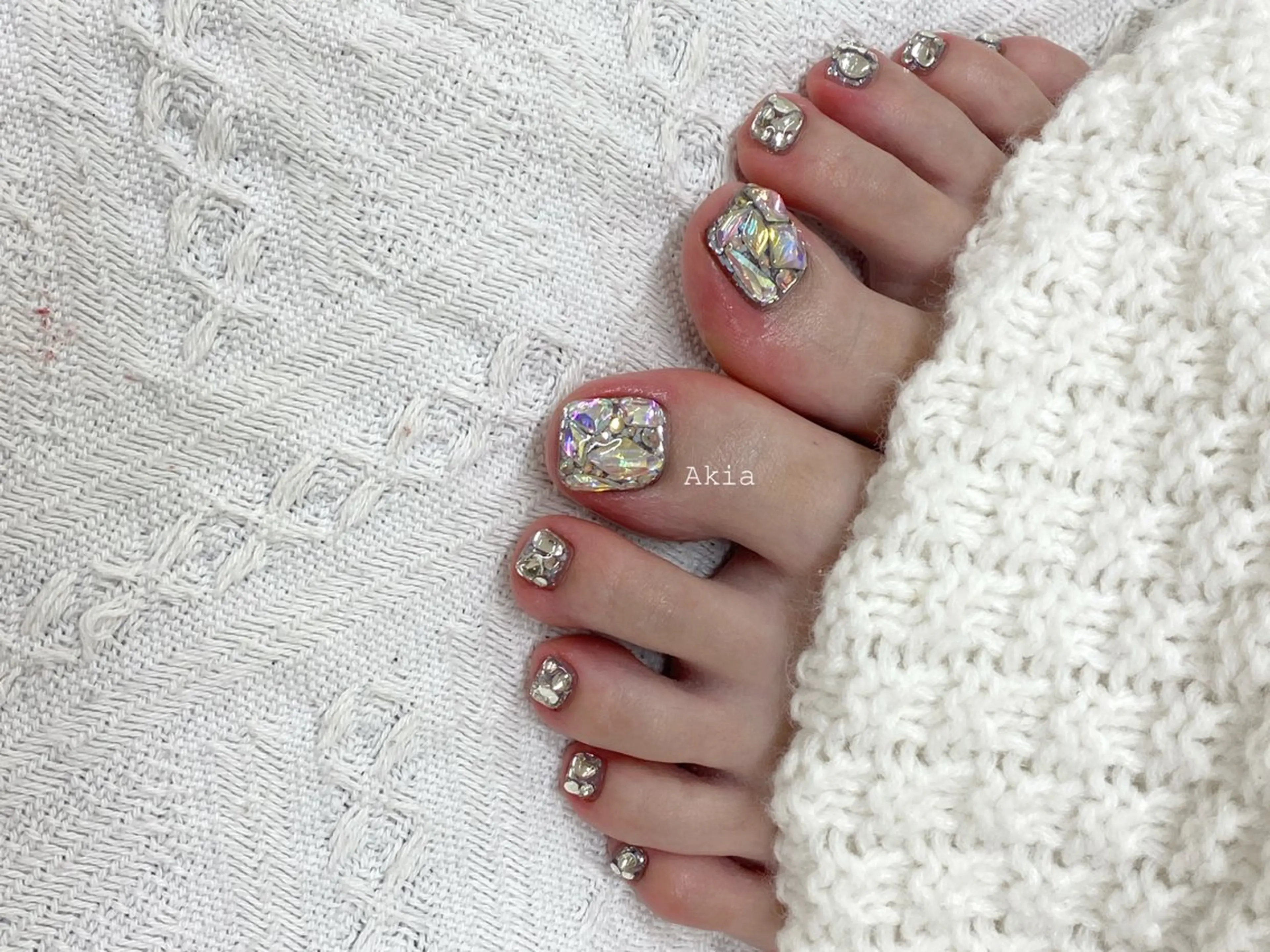 🦶フット🦶10本💕パーツ／ストーンつけ放題の写真