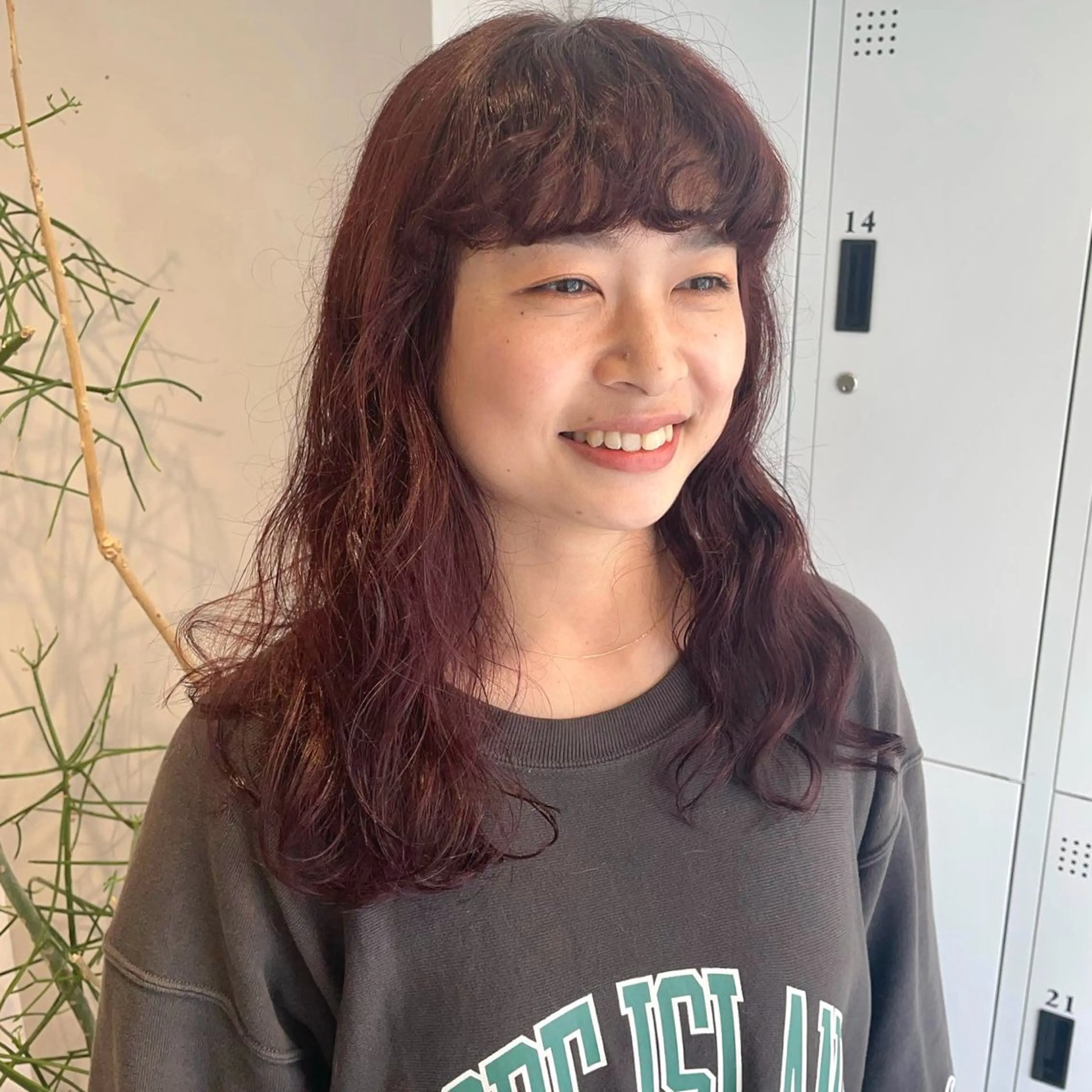 セミロング カラー パーマ カット パーマ トリートメント デザインカラー/パー マ🦖外岡咲希🦖のヘアスタイル