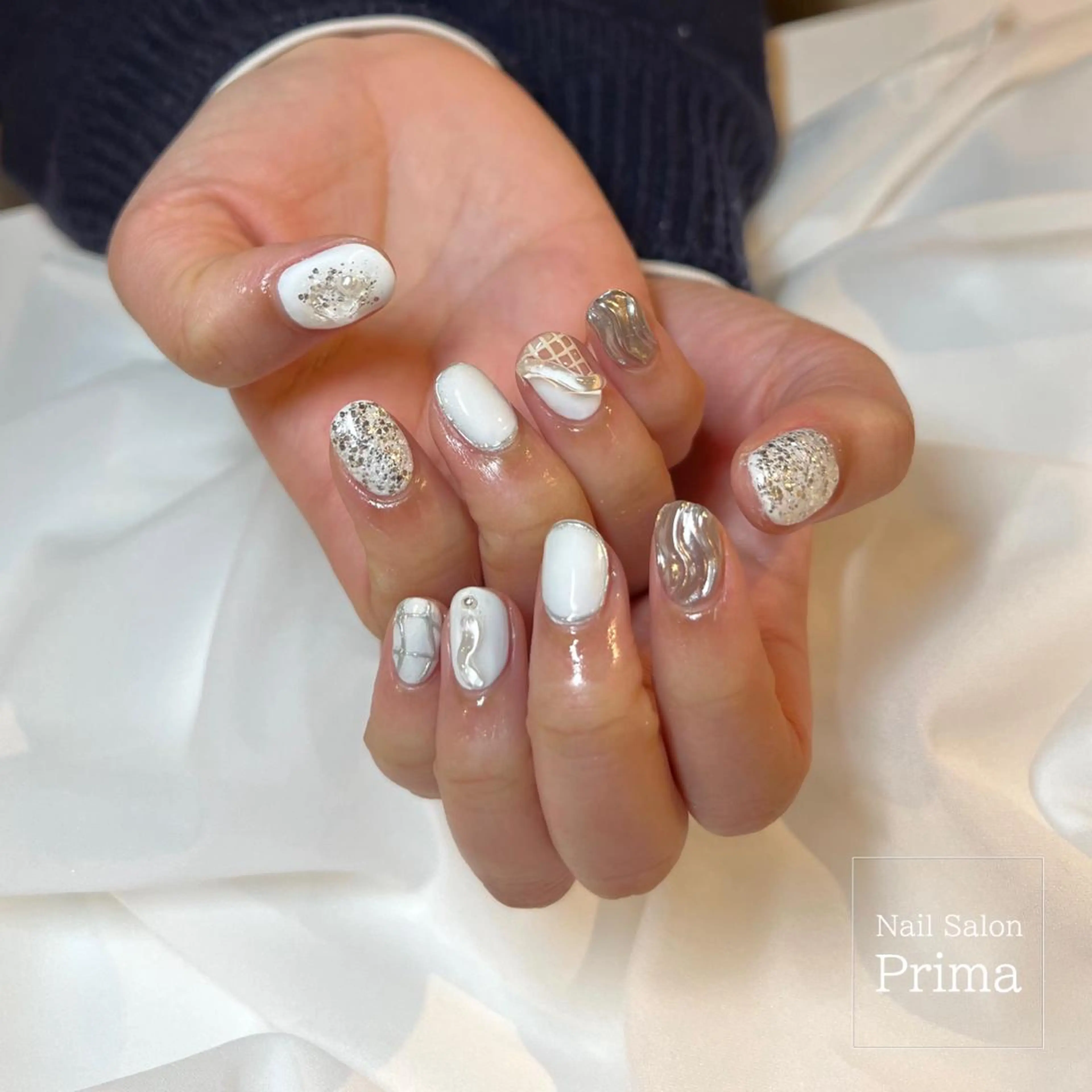 ミディアム ネイル SalonPrima Nail & Eyeのマツエク・マツパデザイン