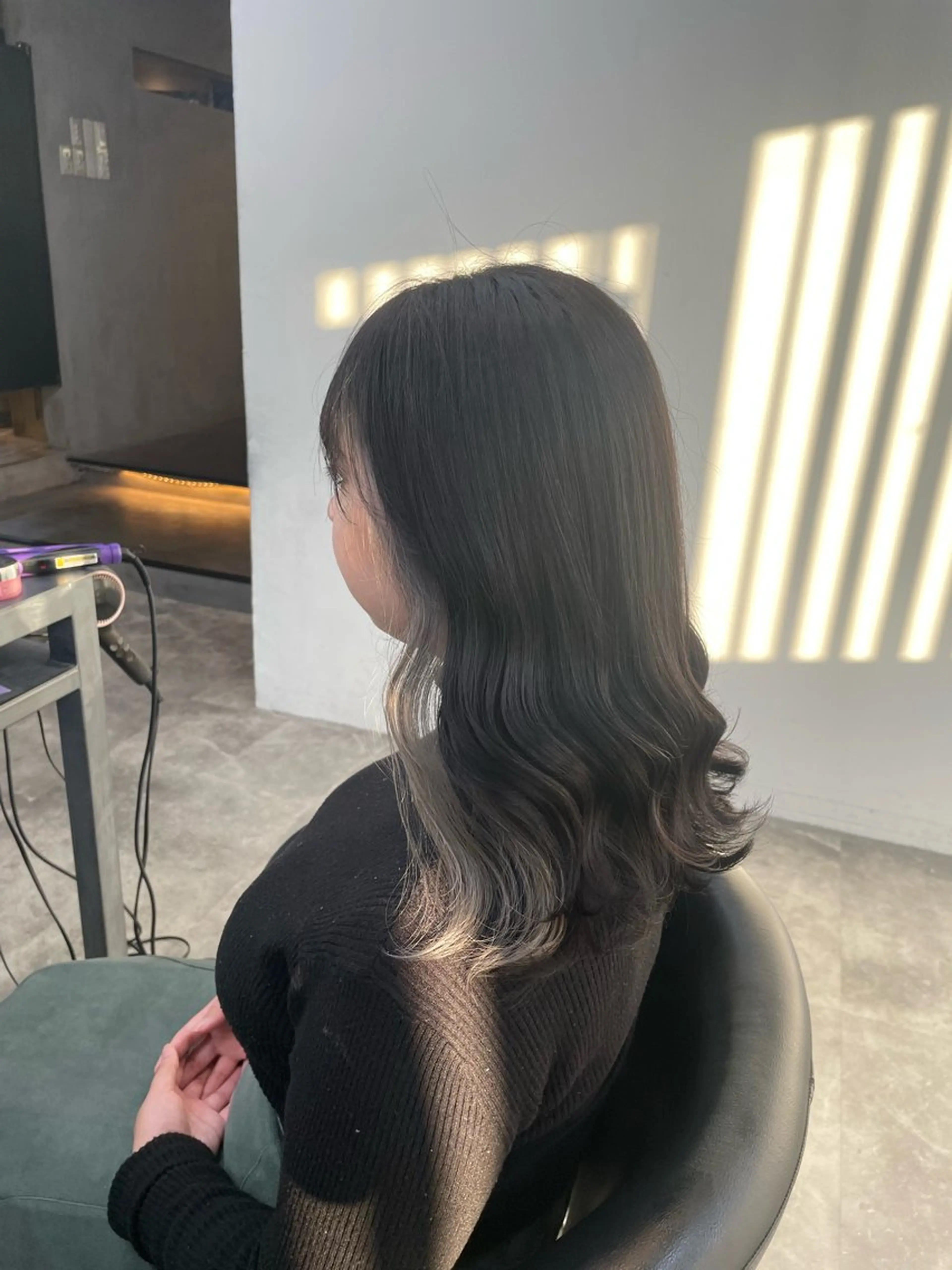 ミディアム ヘアカラー 🧋ミルクティーカラ ー🧋特化小林拓登のヘアスタイル