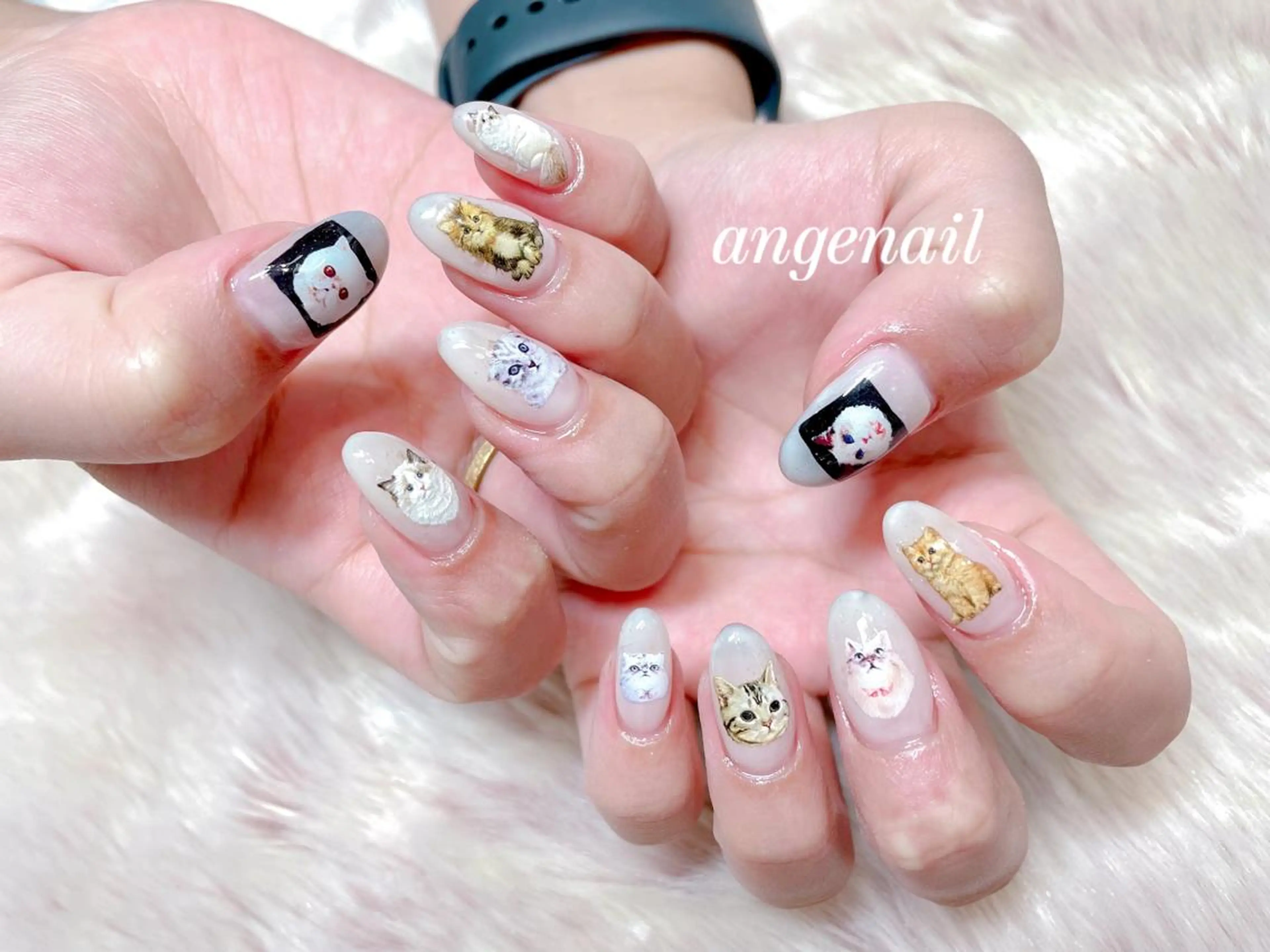 ネイル ハンドネイル オーナーネイリスト MAKIのネイルデザイン