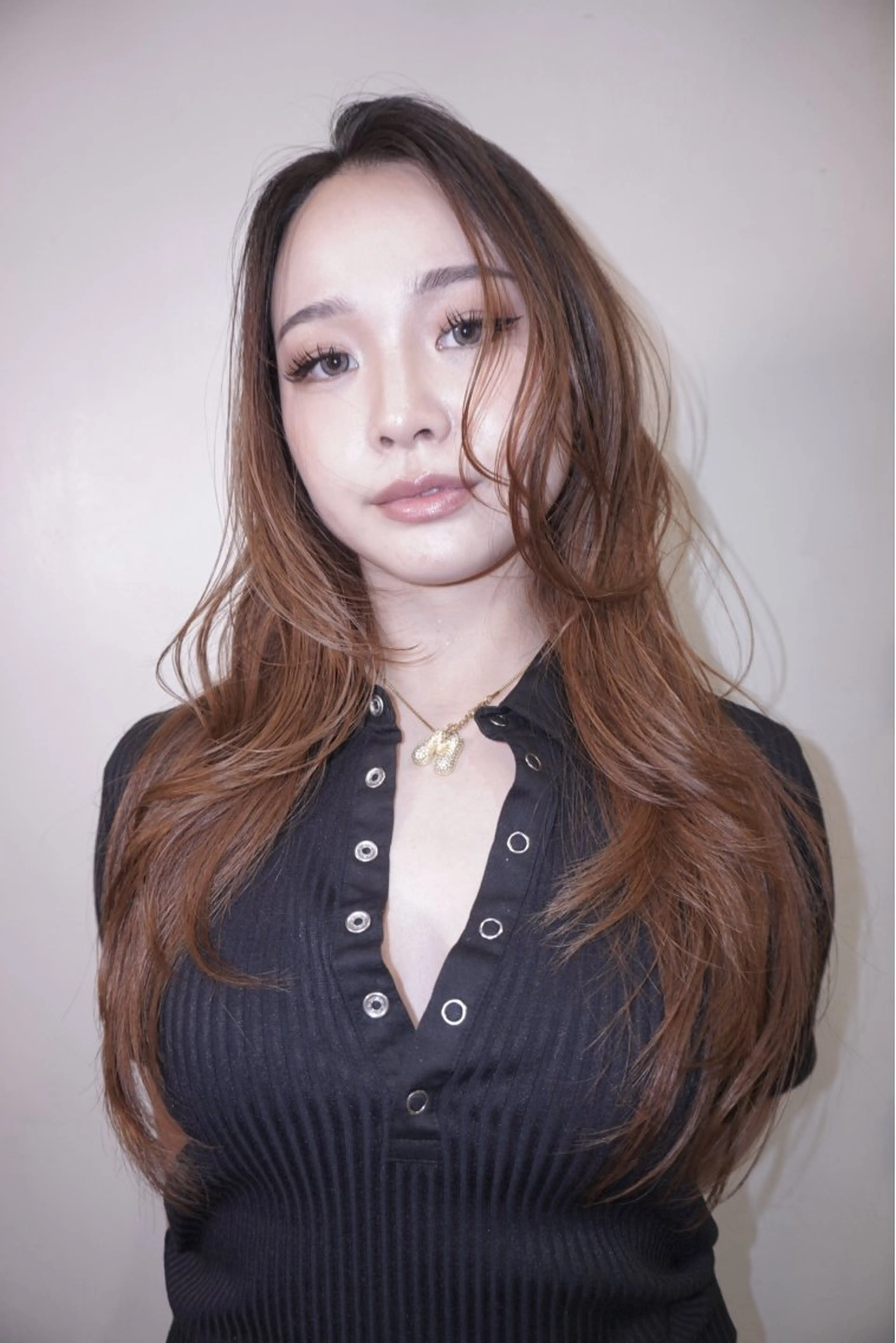 ロング カット ヘアカラー MINX aoyama所属・レイヤーカット/ 管原久遠のヘアスタイル