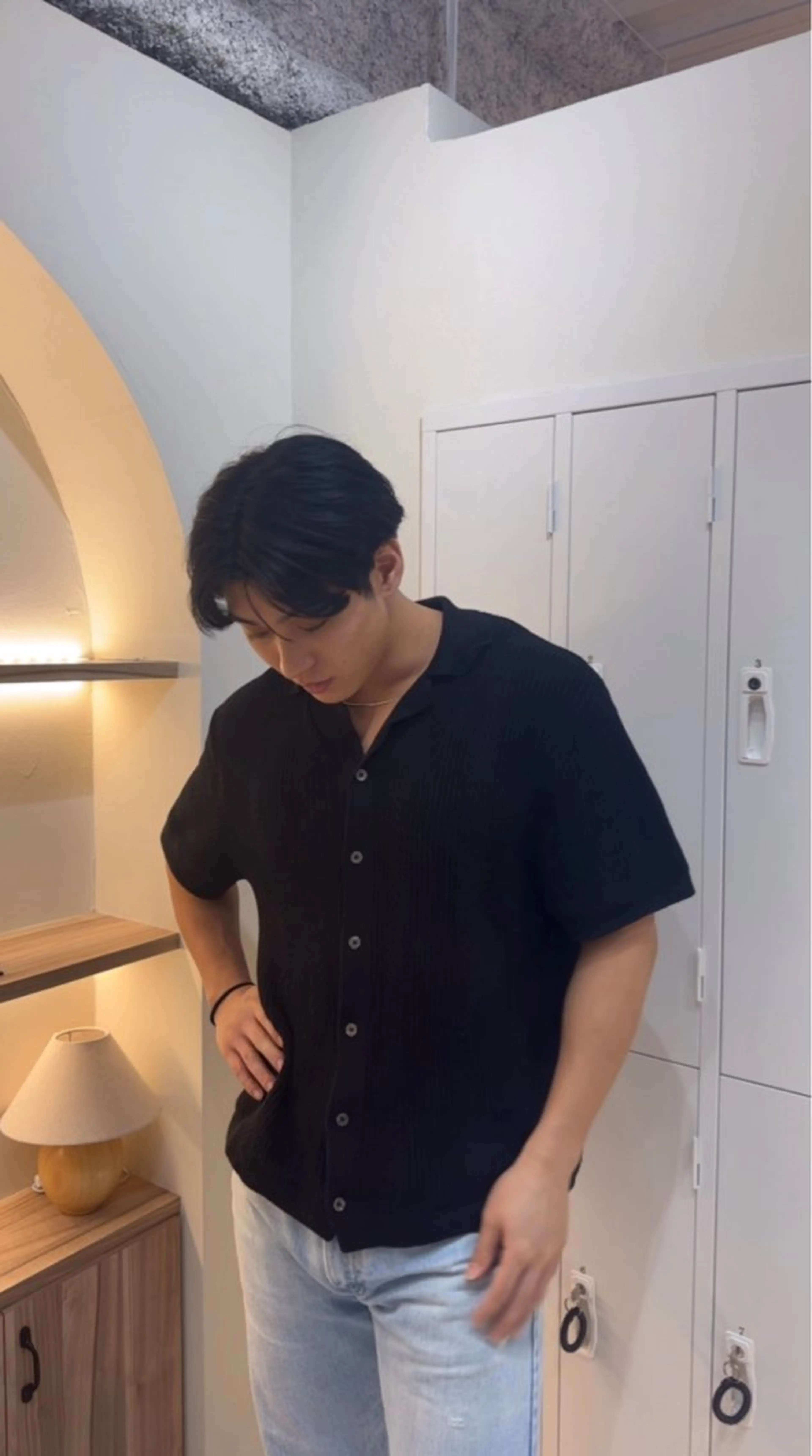 カラー カット 韓国ヘア/艶髪ロング グレージュ/kanaのヘアスタイル