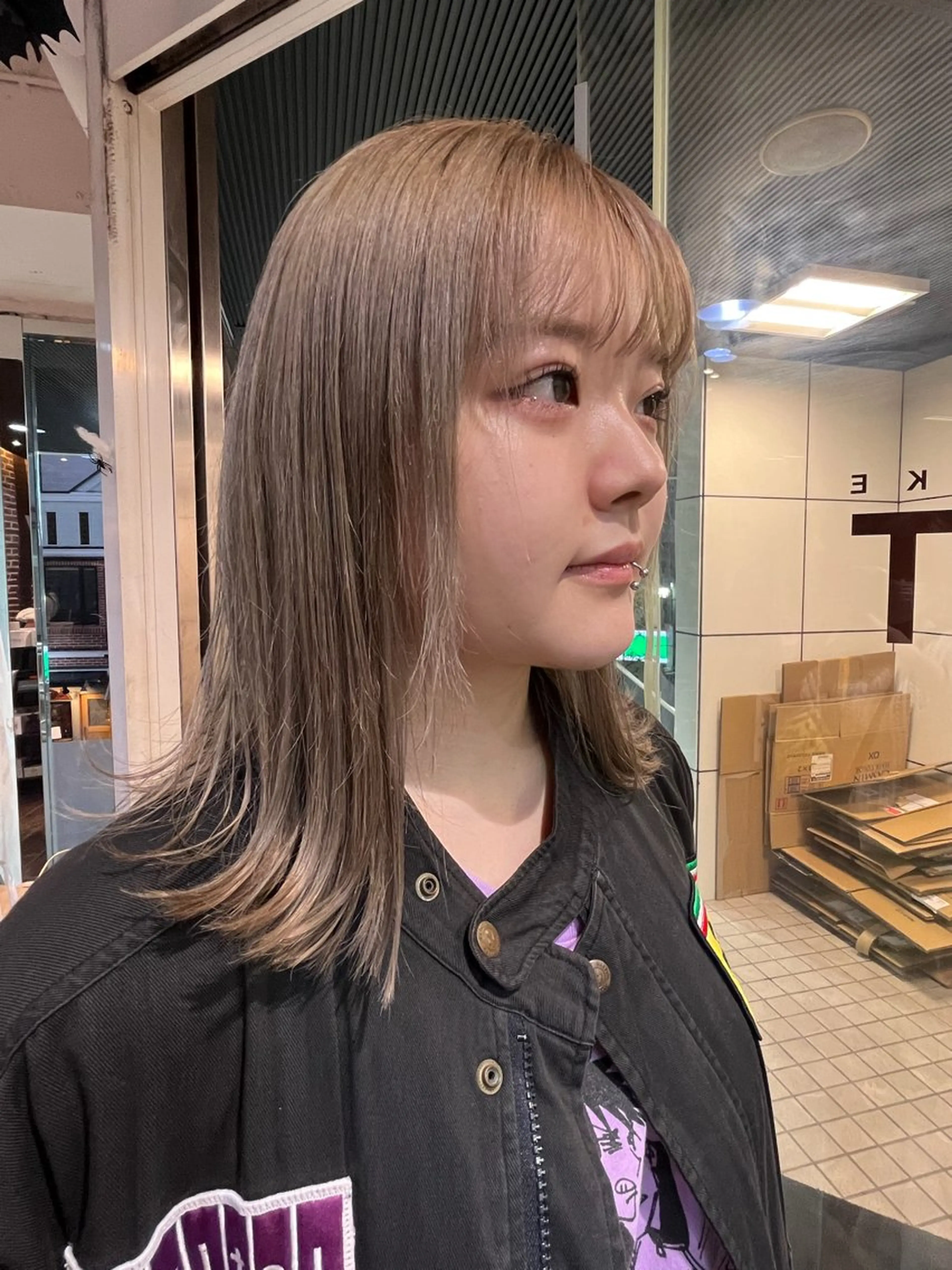 ロング カラー 酸性ストレート 🤍🎀honokaのヘアスタイル