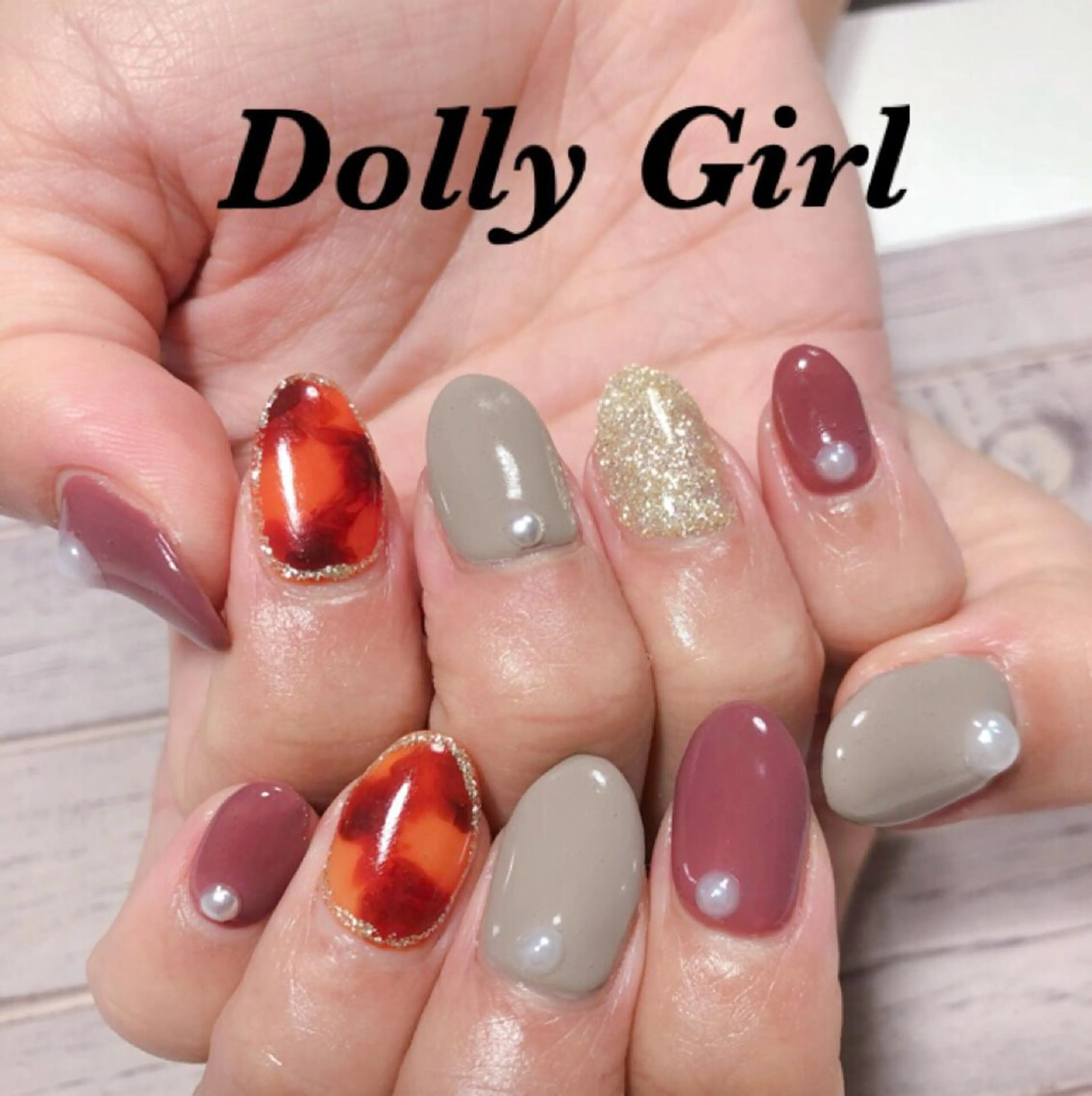 ネイル 個室ネイルサロンDolly  Girl〜ドーリーガール〜所属・DollyGirl KYOKOのネイルデザイン