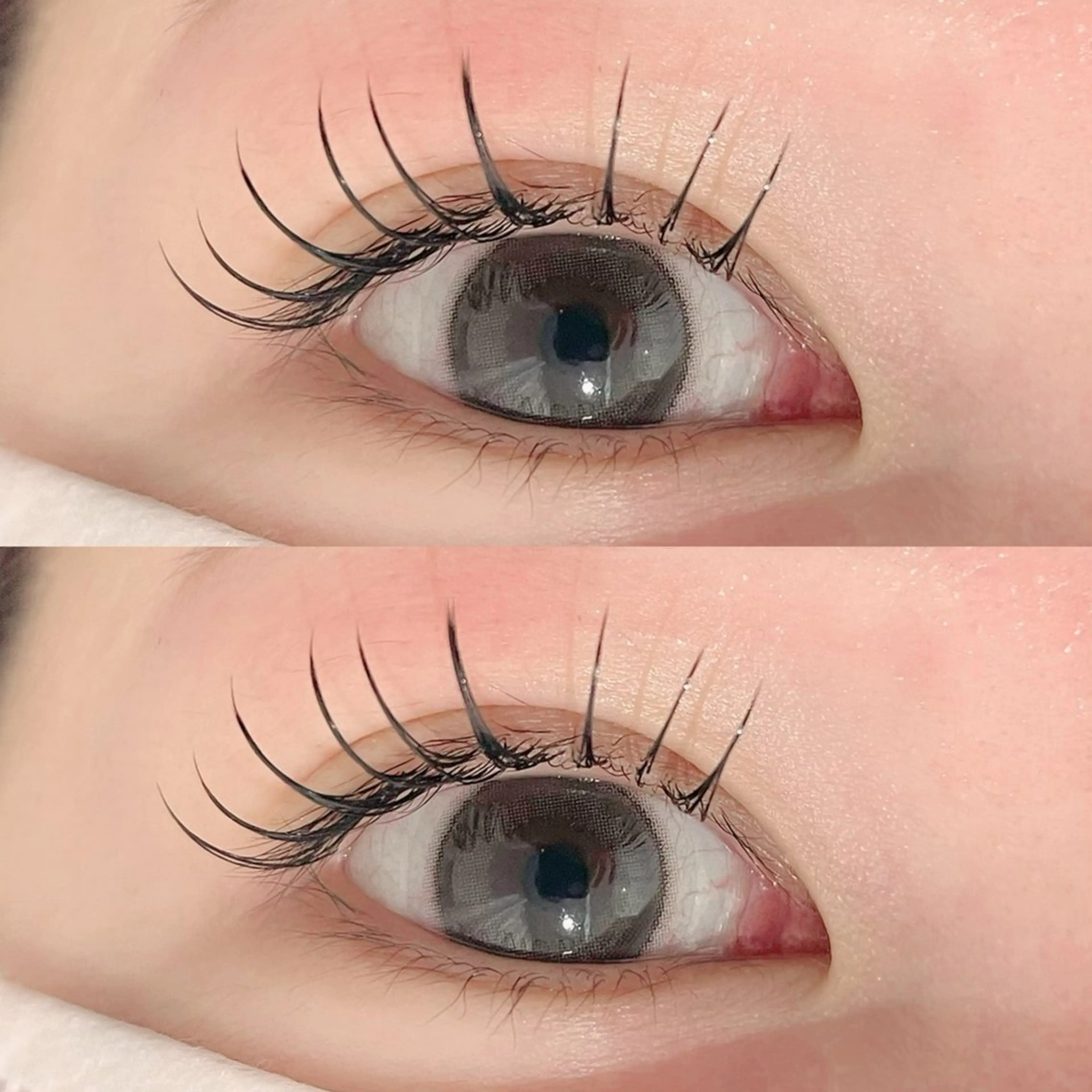 マツエク・マツパ 束感まつ毛 フラットラッシュ chouchou. 宮崎のマツエク・マツパデザイン