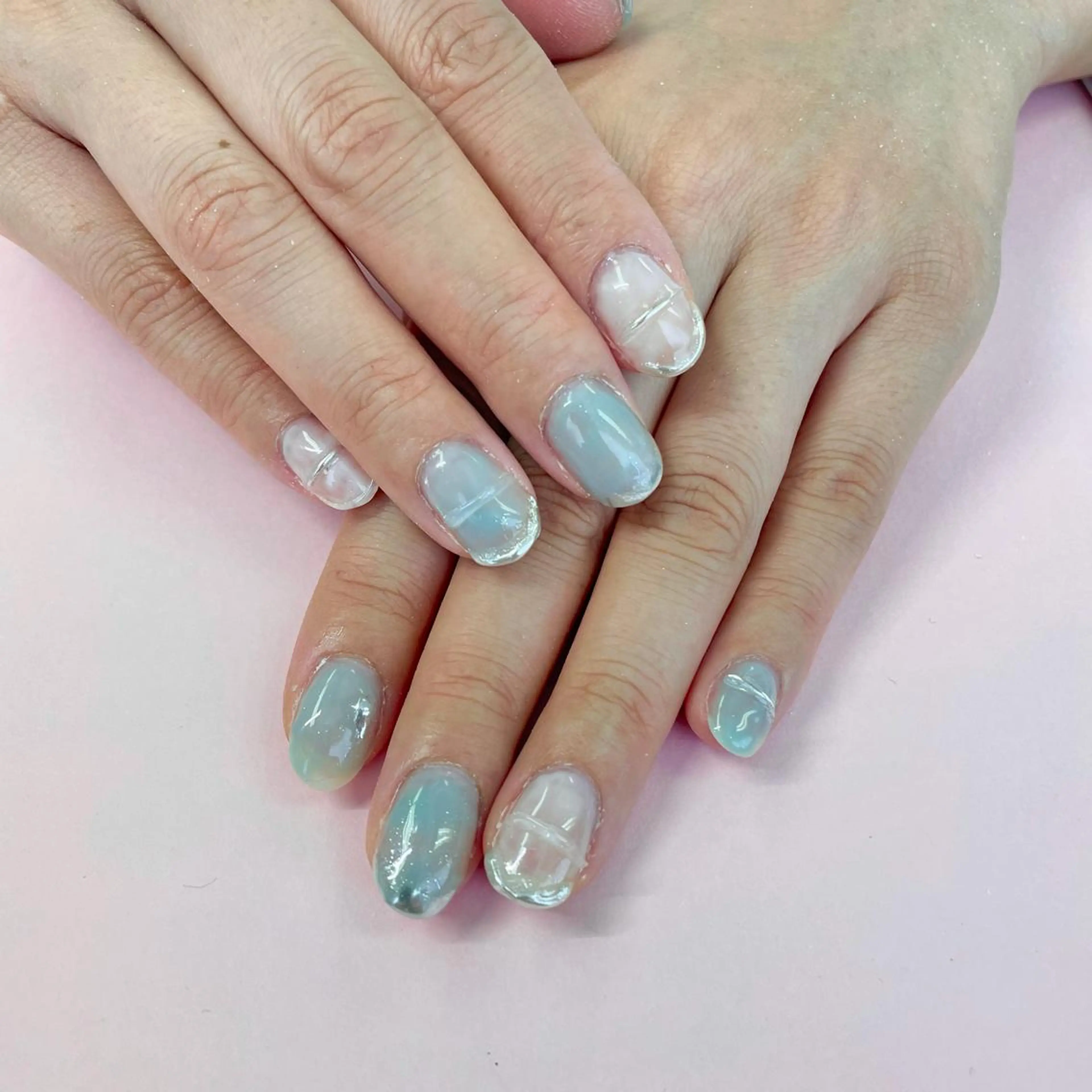 ネイル ハンドネイル 大阪福島 韓国まつげ Sayaka🤍🐩のマツエク・マツパデザイン