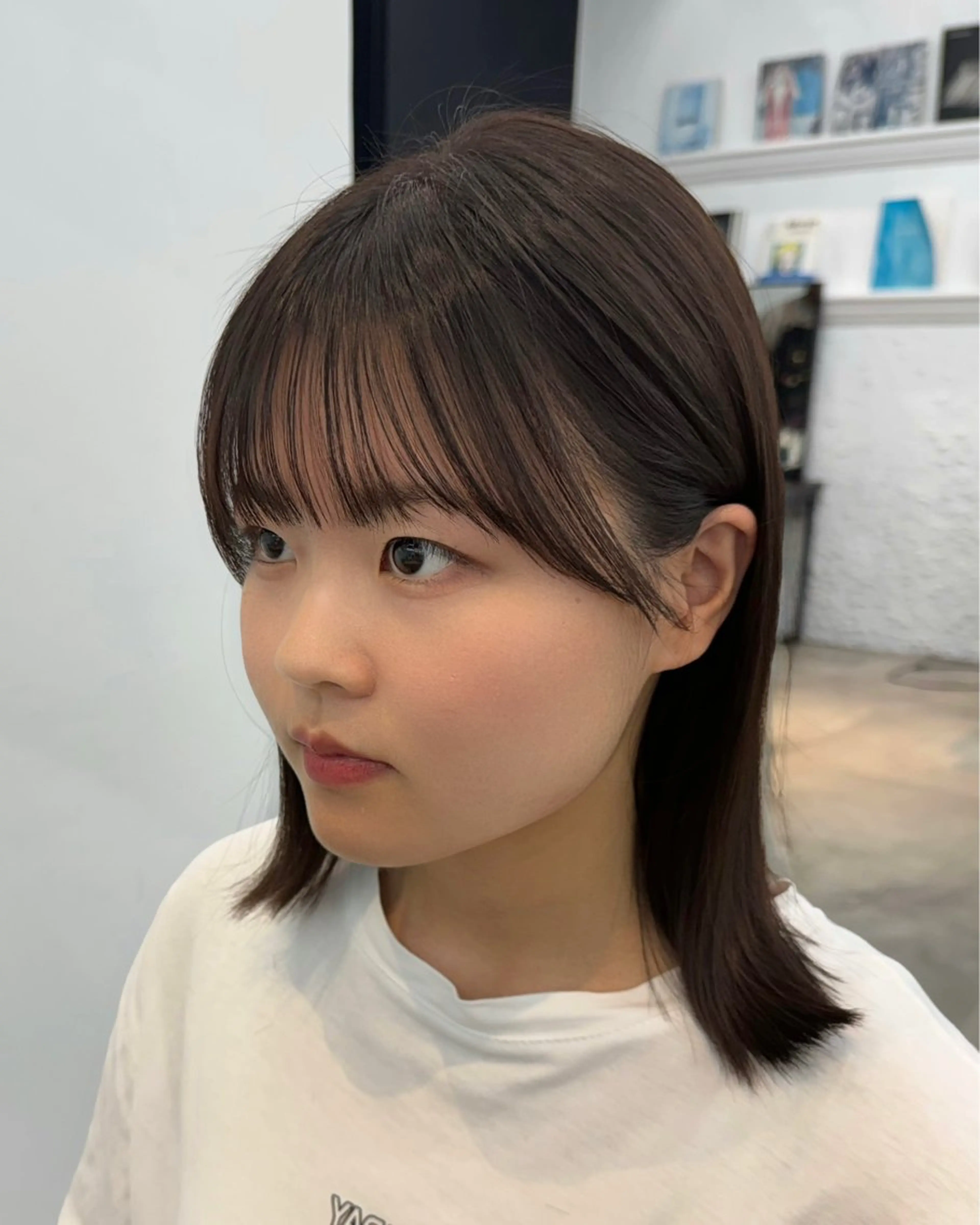 ショート カラー グレージュ ラベンダーカラー ラベンダーグレージュ ラベンダーグレー 顔周りカット カット ヘアカラー トリートメント レイヤー/透明感/ 顔周り/kana🩰のヘアスタイル