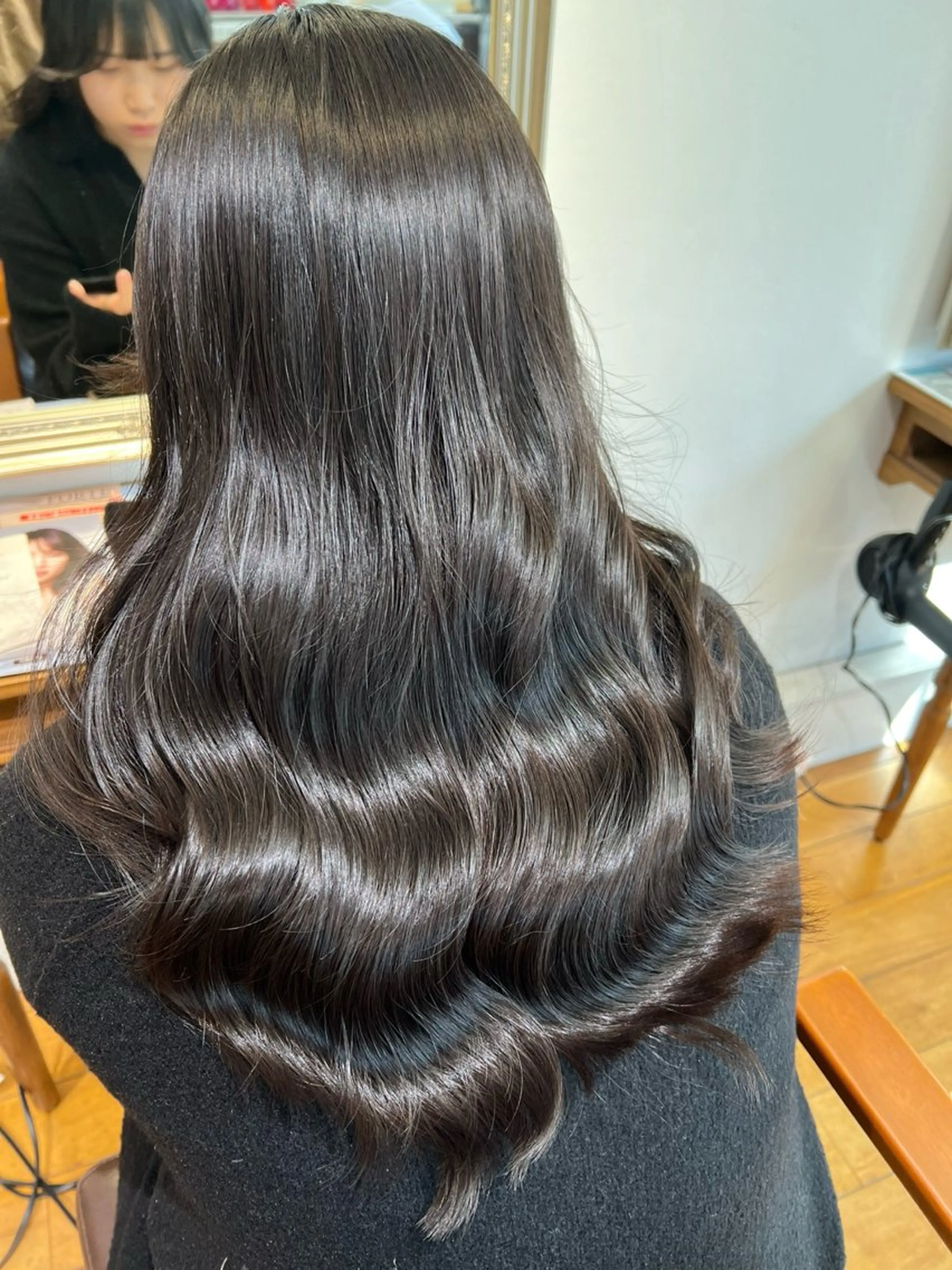 【💎12月26日限定💎】ワンカラー＋髪質改善パールプラチナトリートメント🪽🫧※ロング料金なしの写真