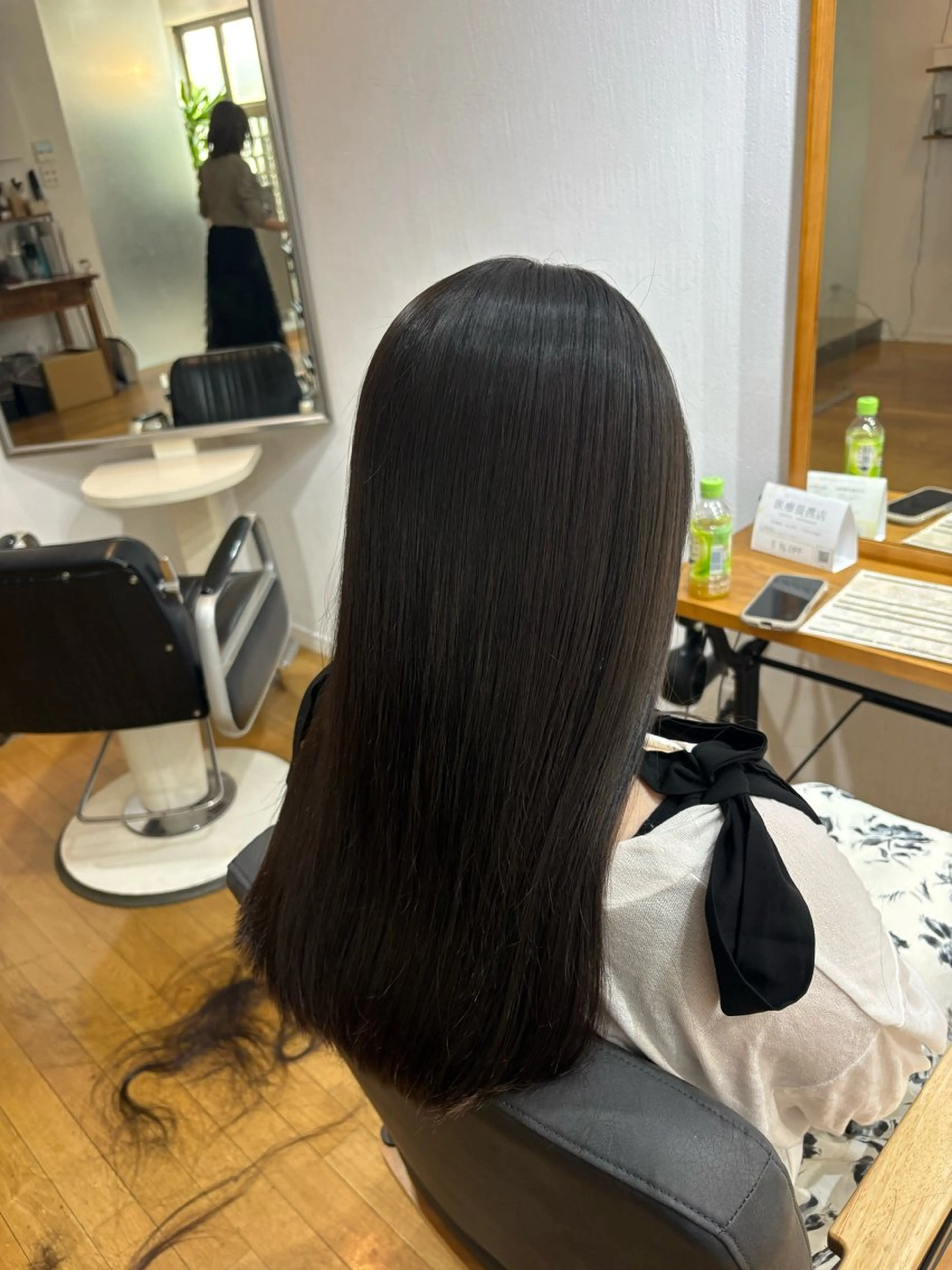 ロング カット 縮毛矯正 トリートメント 西元 群/艶髪/髪質改善のヘアスタイル