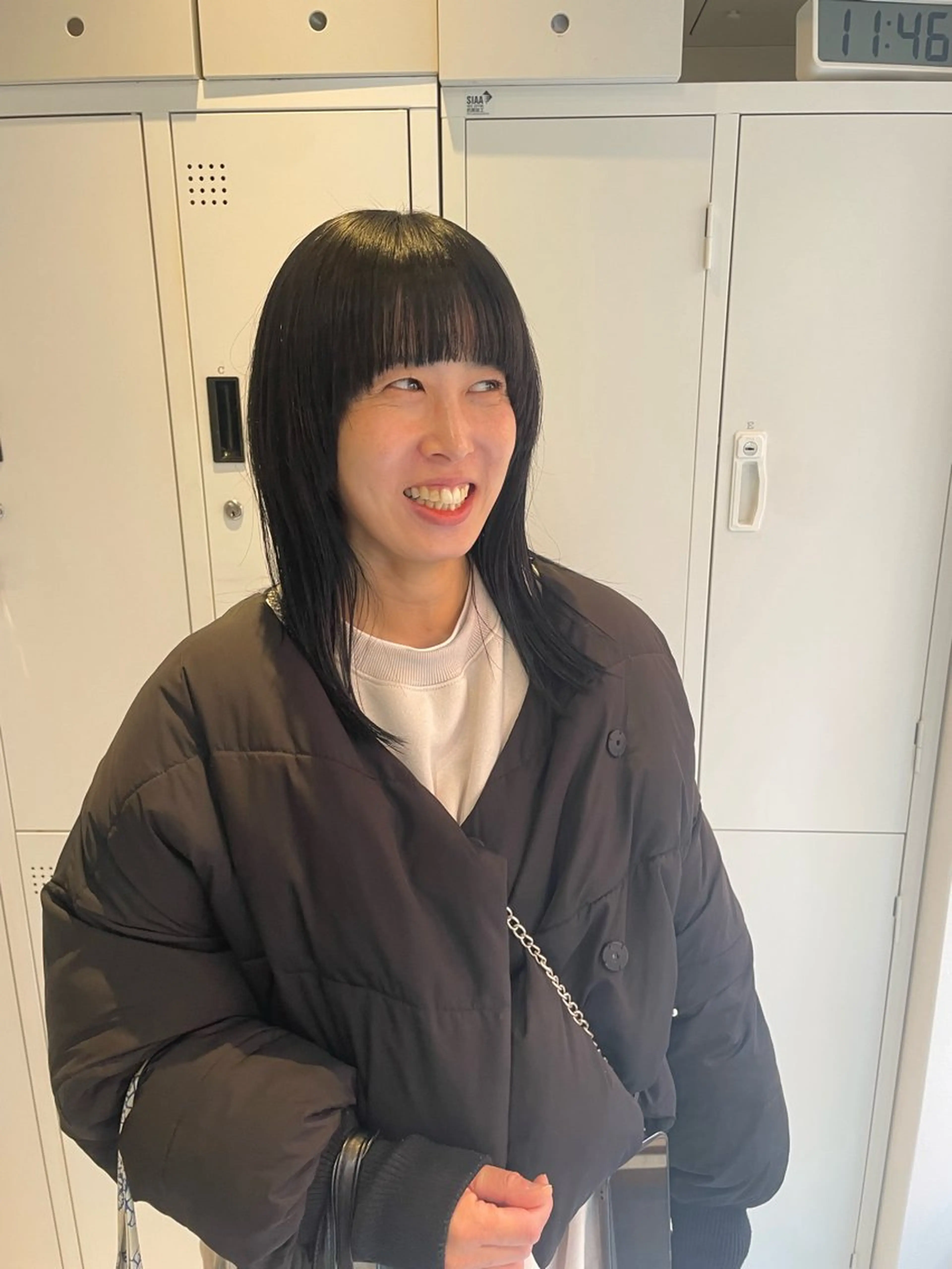 ミディアム カラー 髙橋奈緒子 ⭐︎newi京橋のヘアスタイル