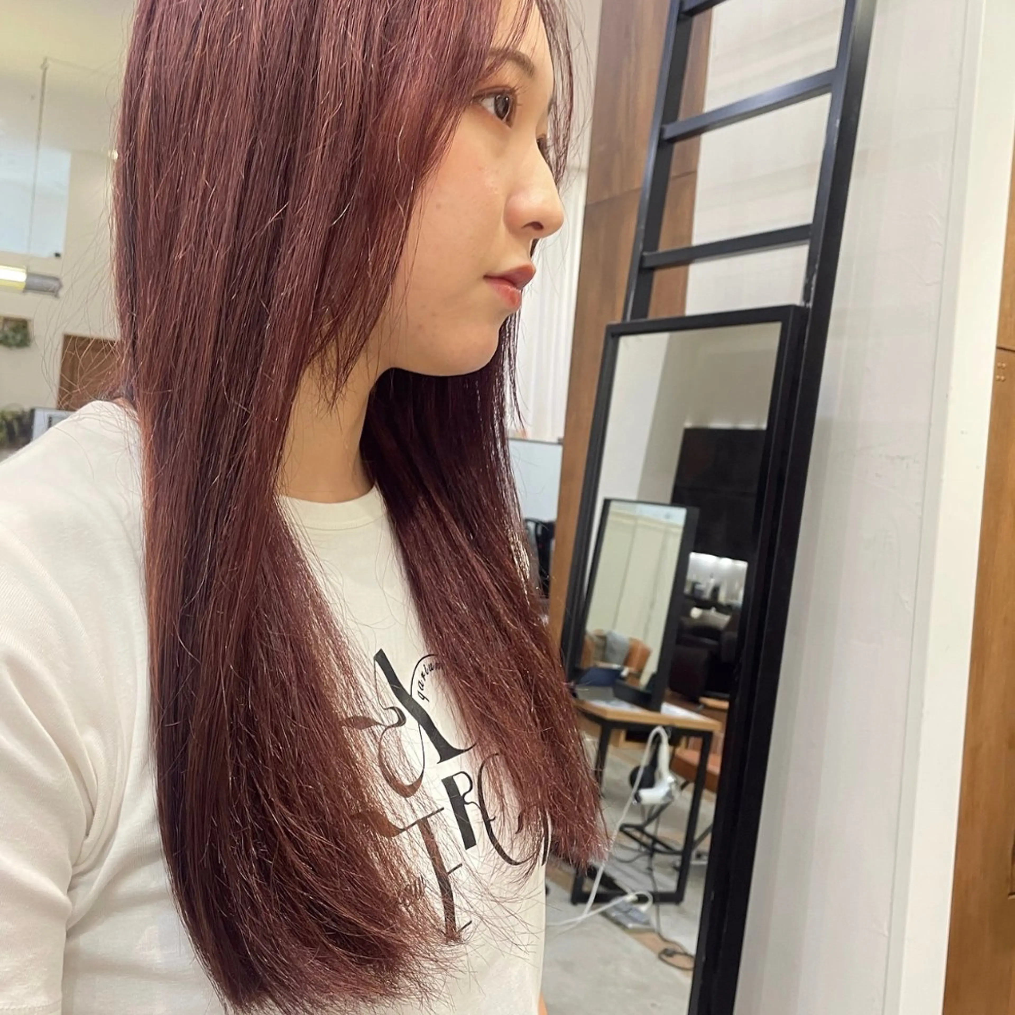 カラー レッドカラー 🍒ばばみさき/ マンツーマン施術🍒のヘアスタイル