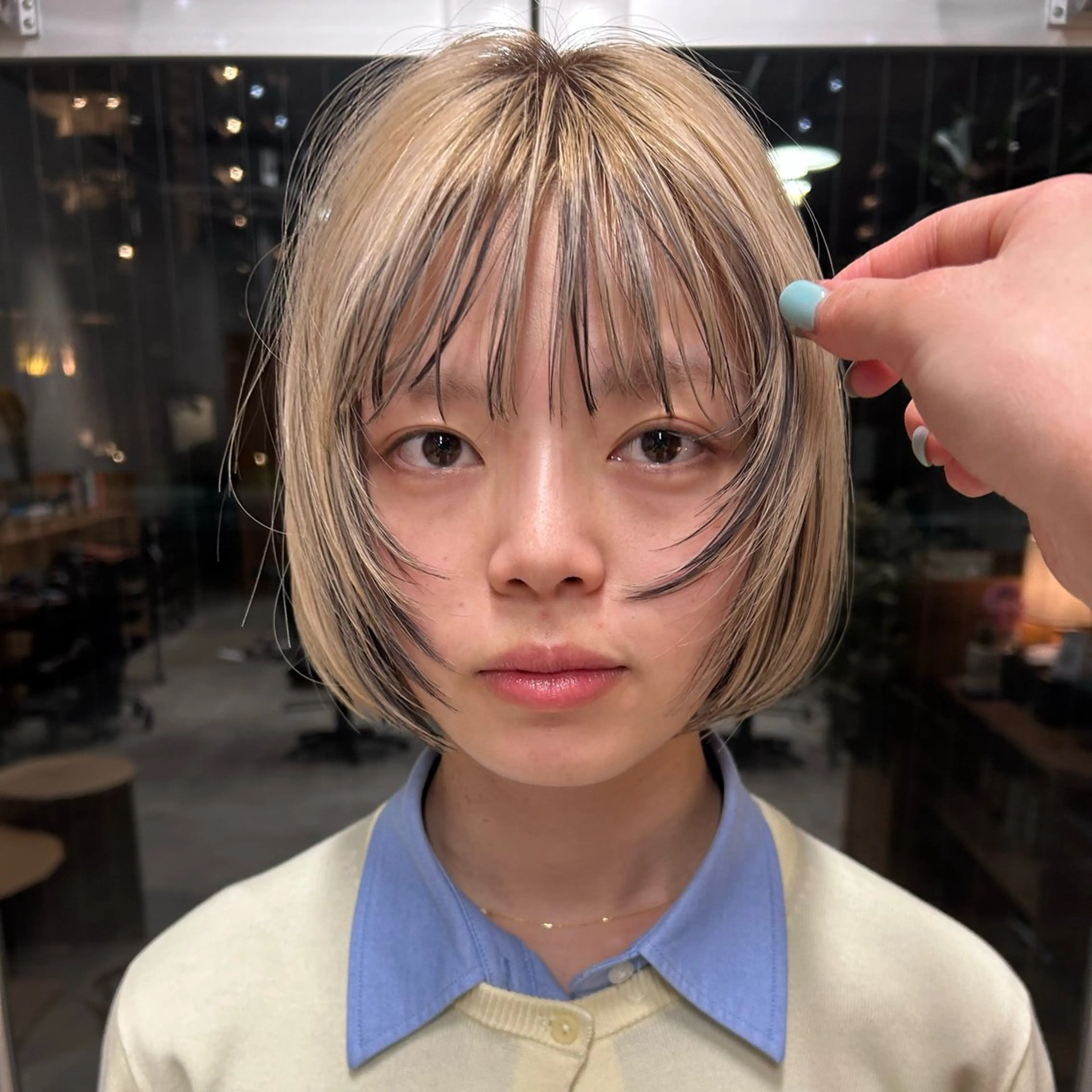 カラー ヘアカラー カエデ🐬 カットカラーモデルのヘアスタイル