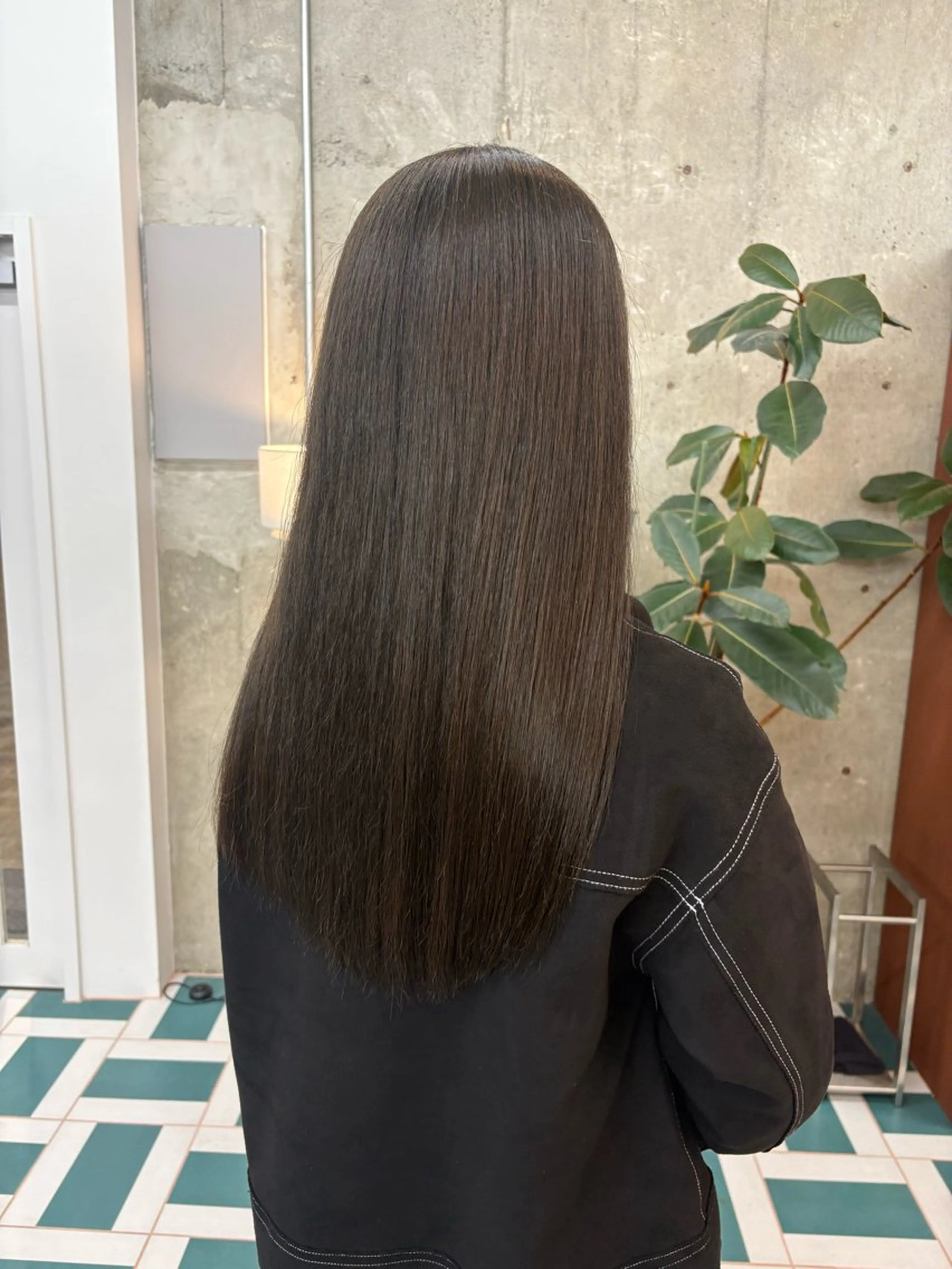 ロング 髪質改善 ヘアカラー トリートメント AYAKA/名古屋/ 栄/ボブ/透明カラーのヘアスタイル