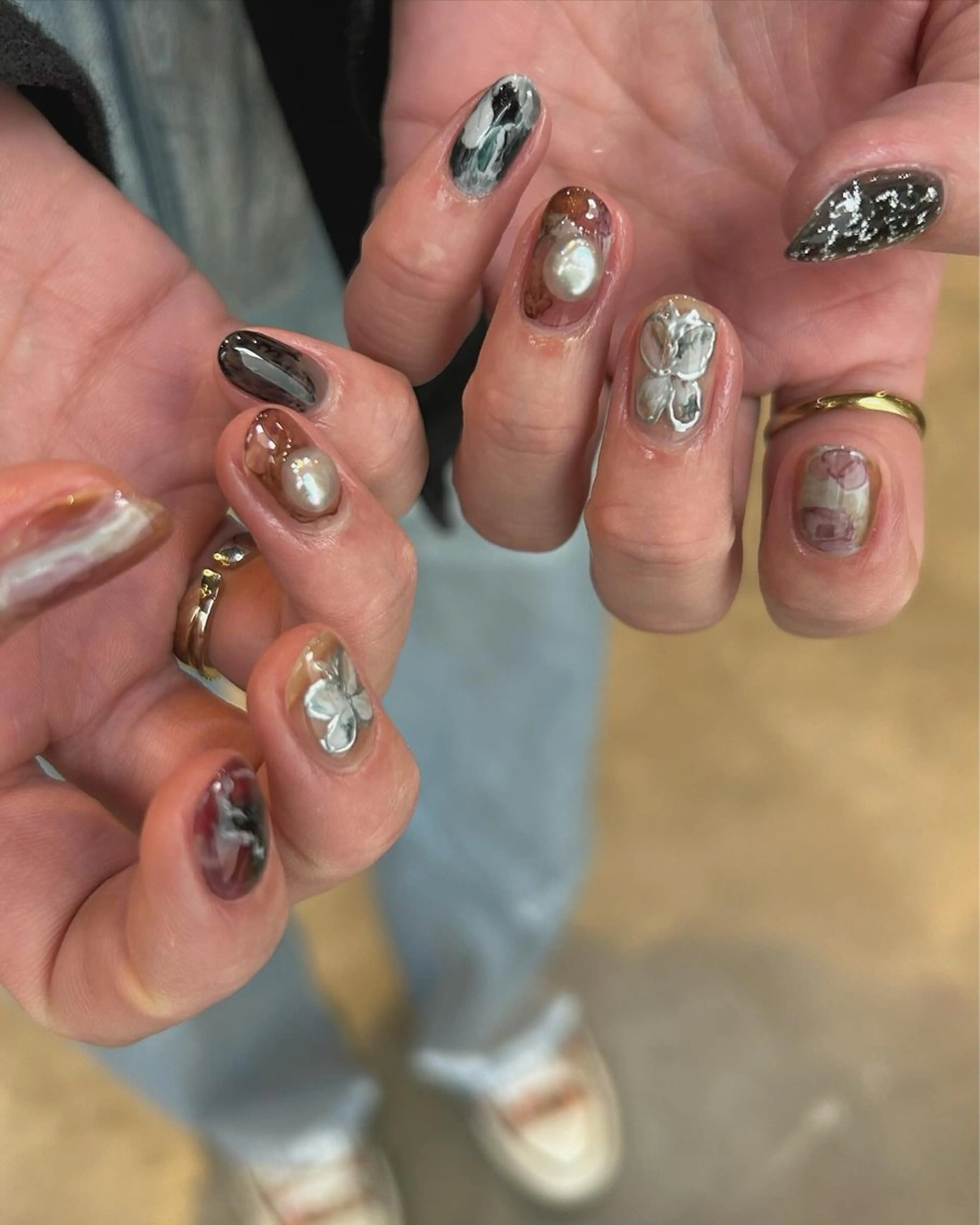 ネイル 持ち込み Yumi 広尾|恵比寿ネイルのネイルデザイン