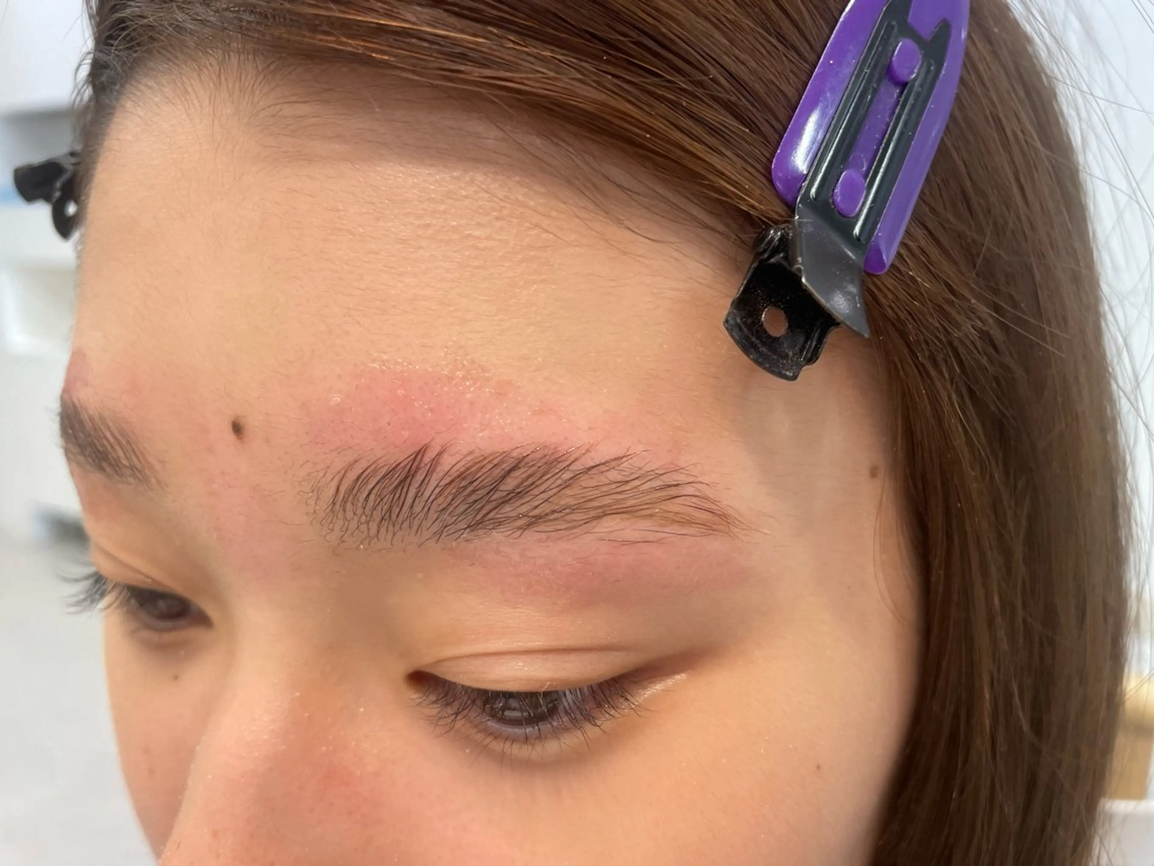 アイブロウ ワックス脱毛 眉カット その他(アイブロウ) momo/メイク/ ハイトーン/アレンジのヘアスタイル