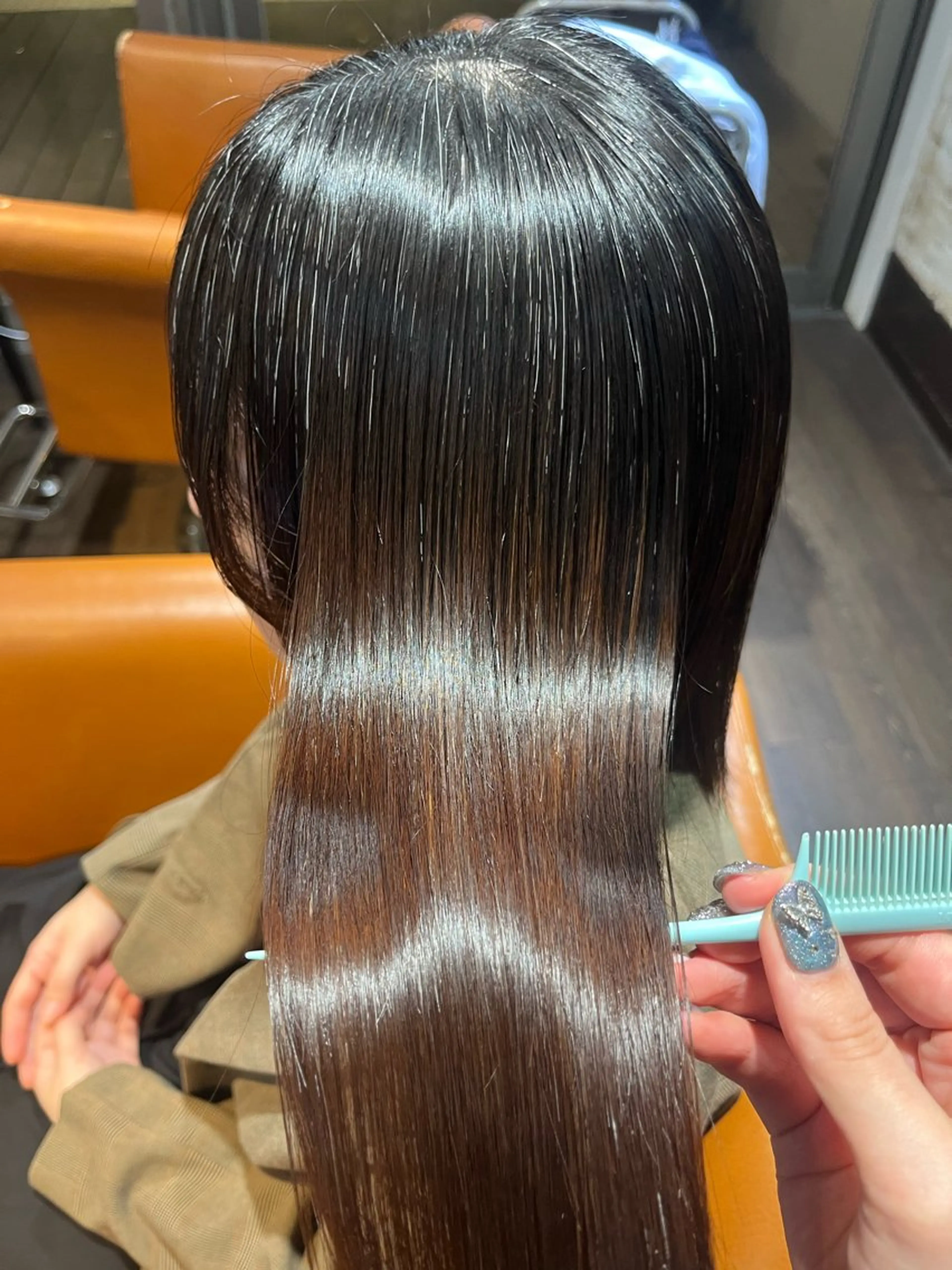 ミディアム 縮毛矯正 flammeum 三軒茶屋【フラミューム】所属・小泉 ゆあのヘアスタイル