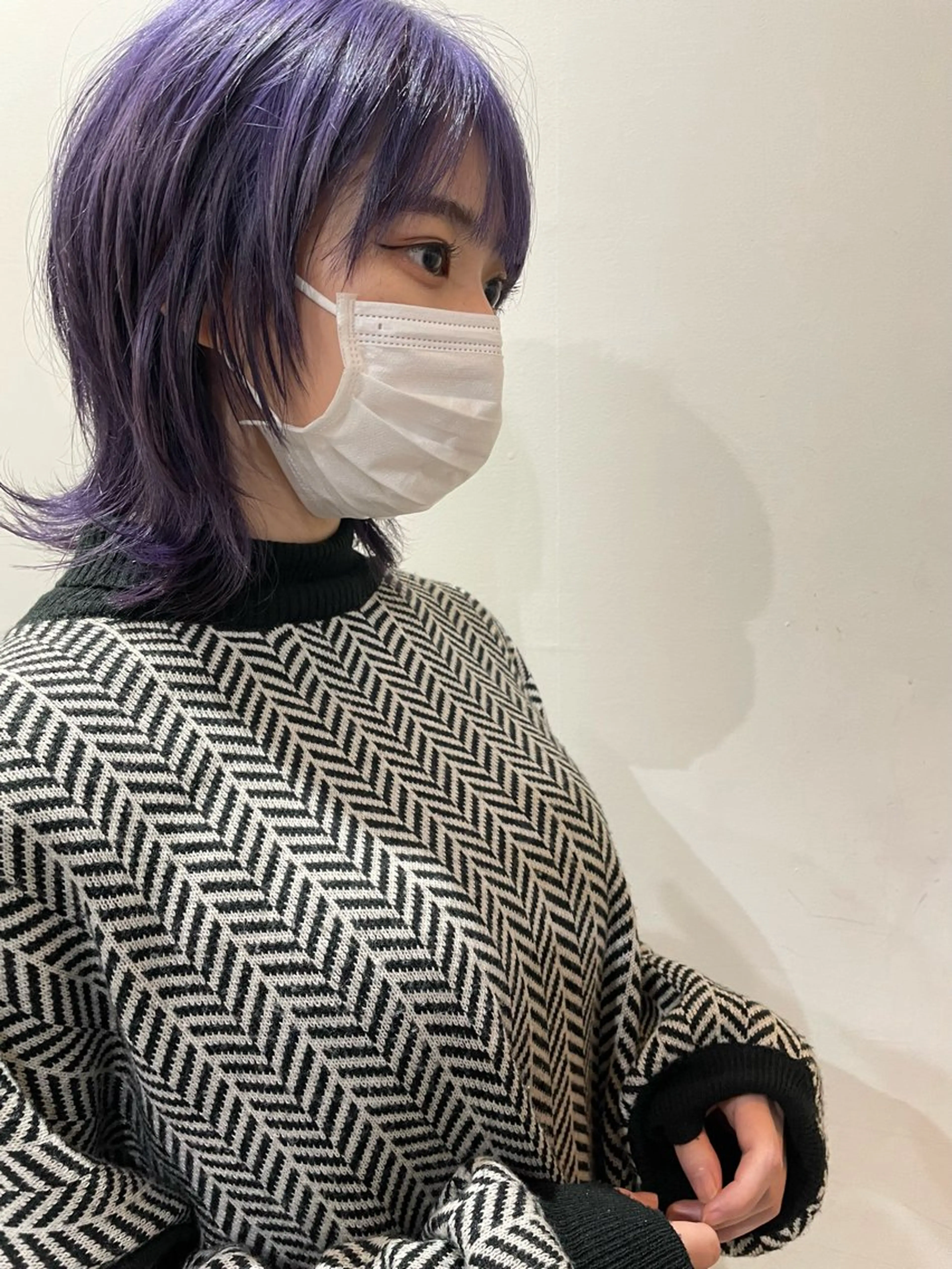 ショート 🐬脱白髪染めカラー 清水大世🐬のヘアスタイル