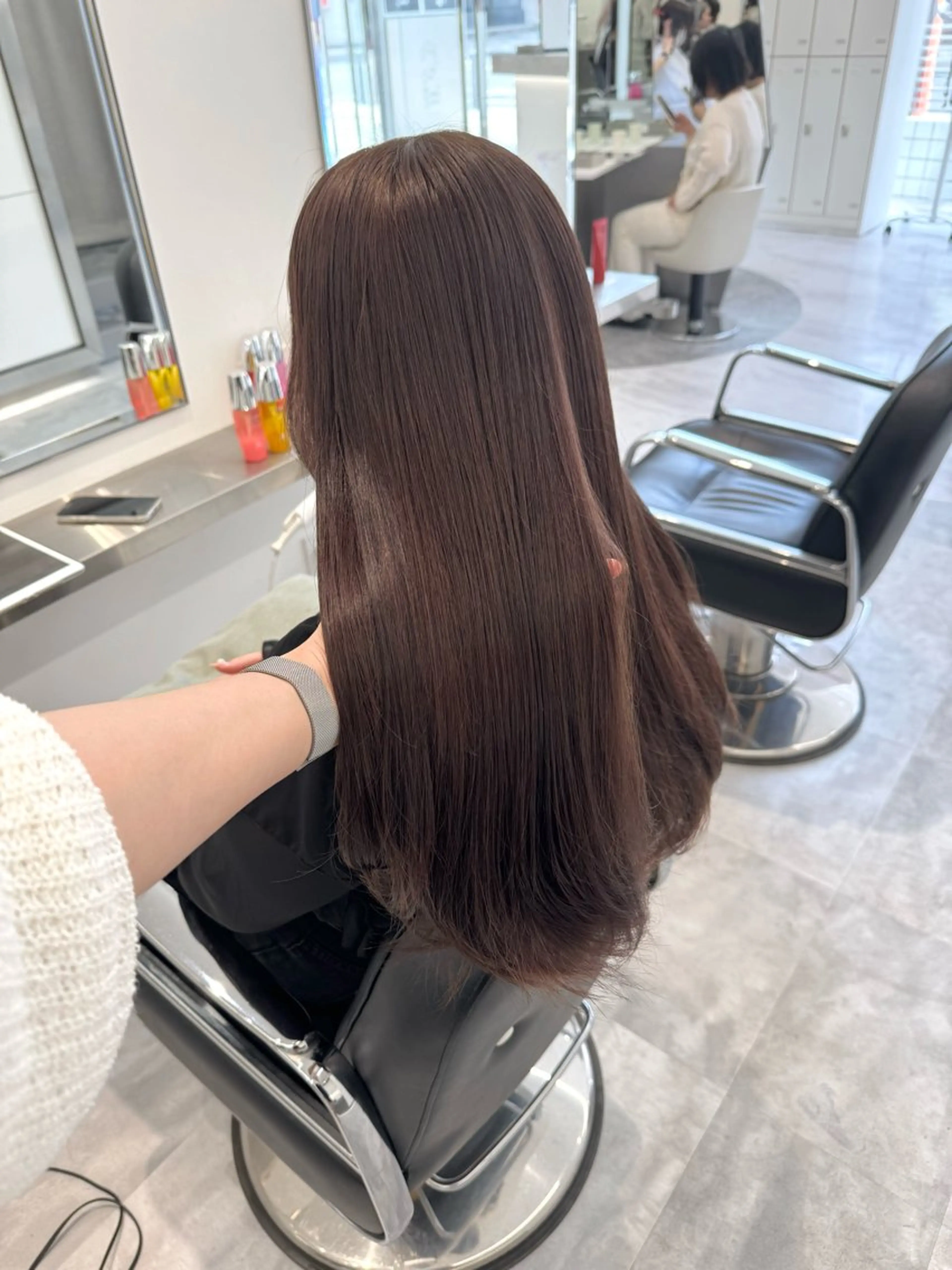 ロング カラー ヘアカラー ParveMix🍀 藤原愛未のヘアスタイル