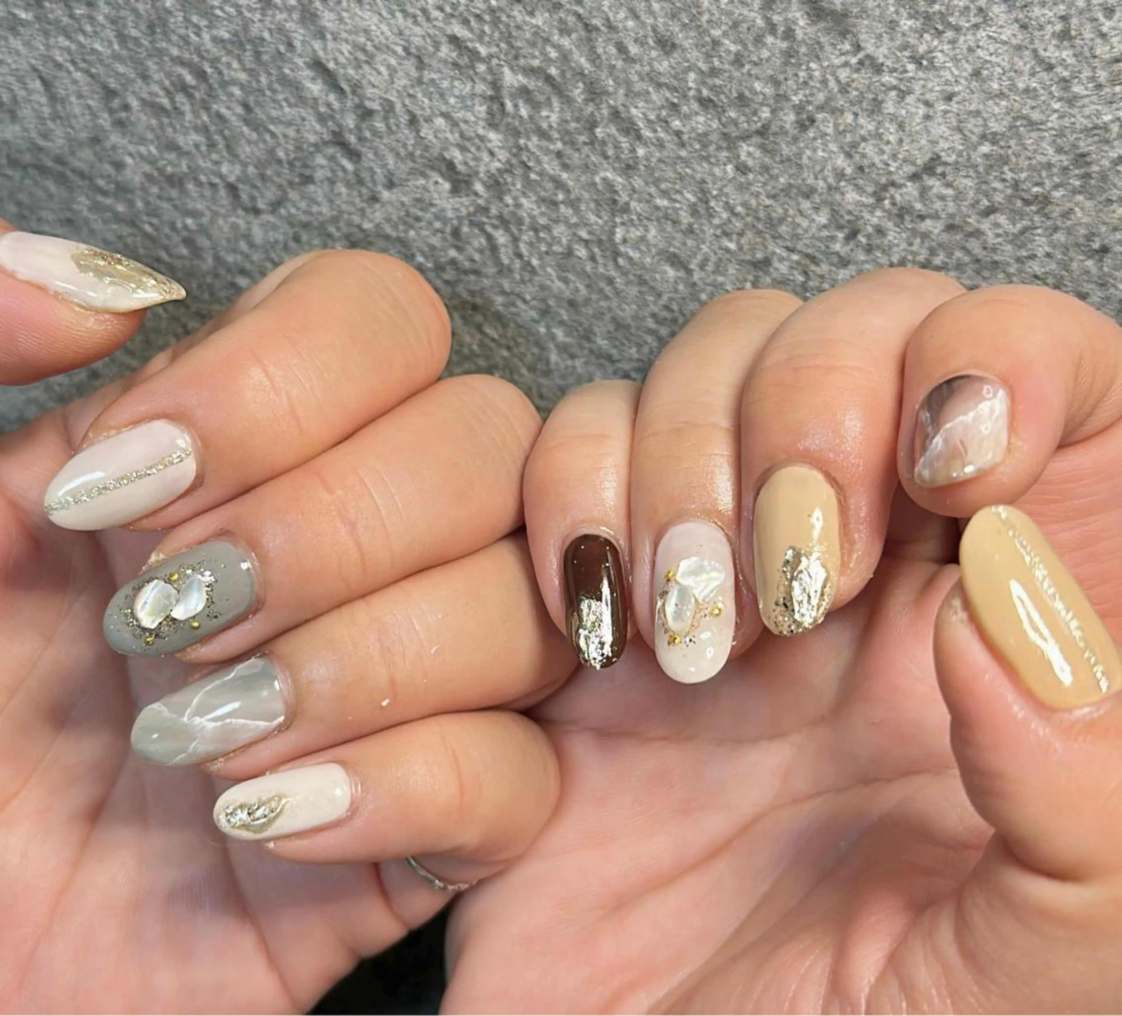 ネイル amu nail. RINAのネイルデザイン