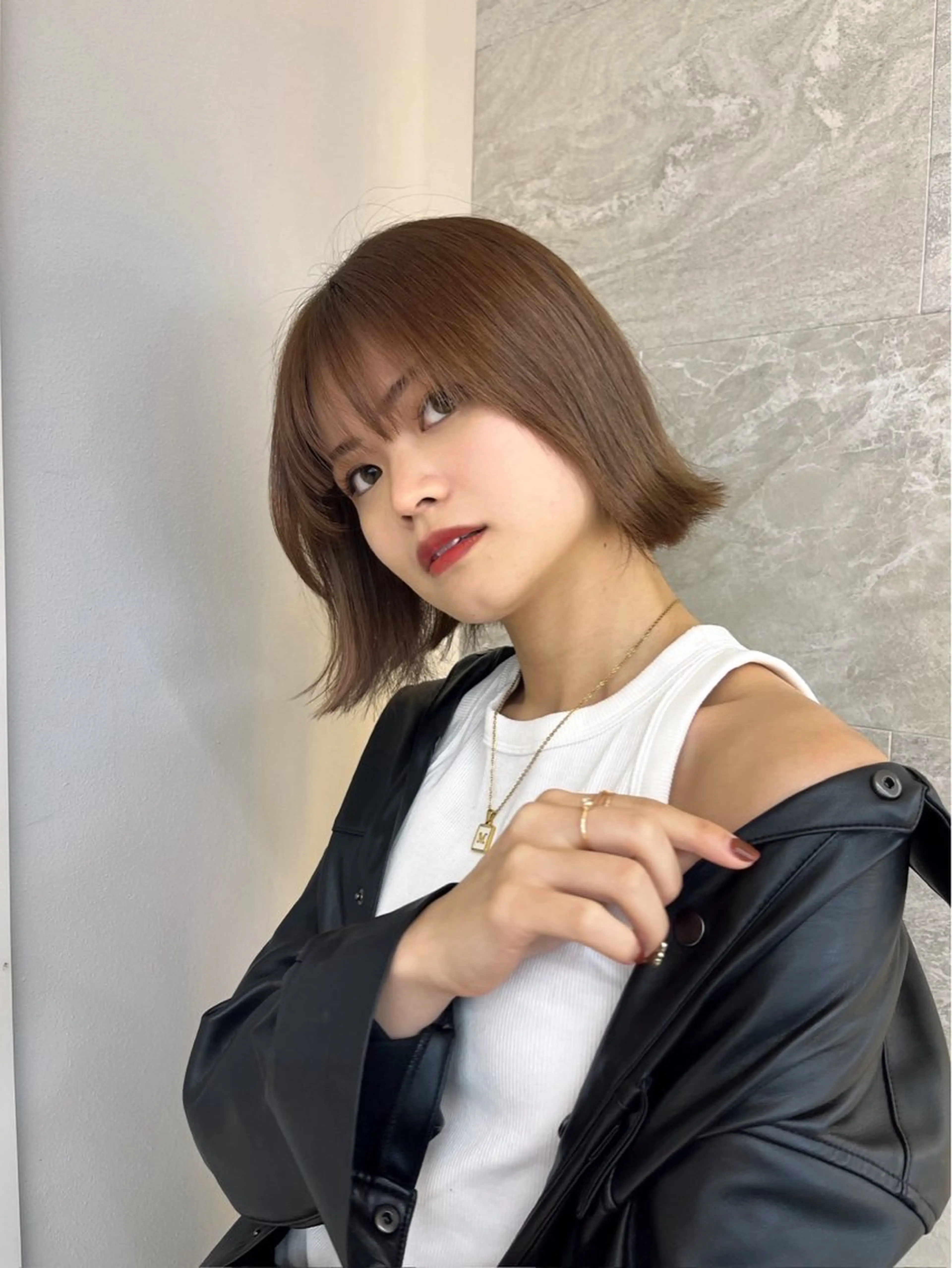 [🔴似合わせボブカット🔴]小顔カット+艶トリートメント🫧の写真