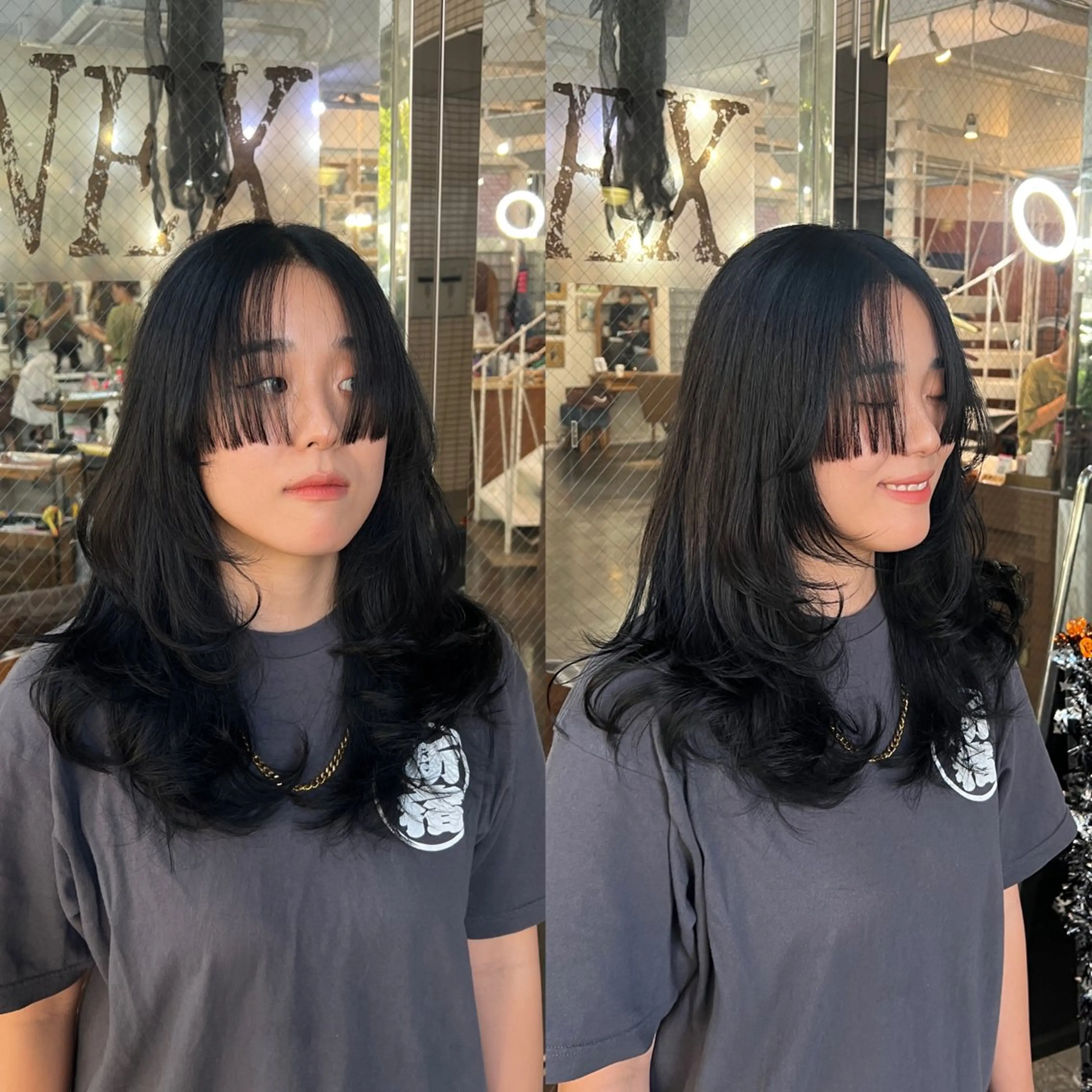 ロング カラー ヘアカラー トリートメント レイヤー/ボブ/ ミニボブ/AOIのヘアスタイル