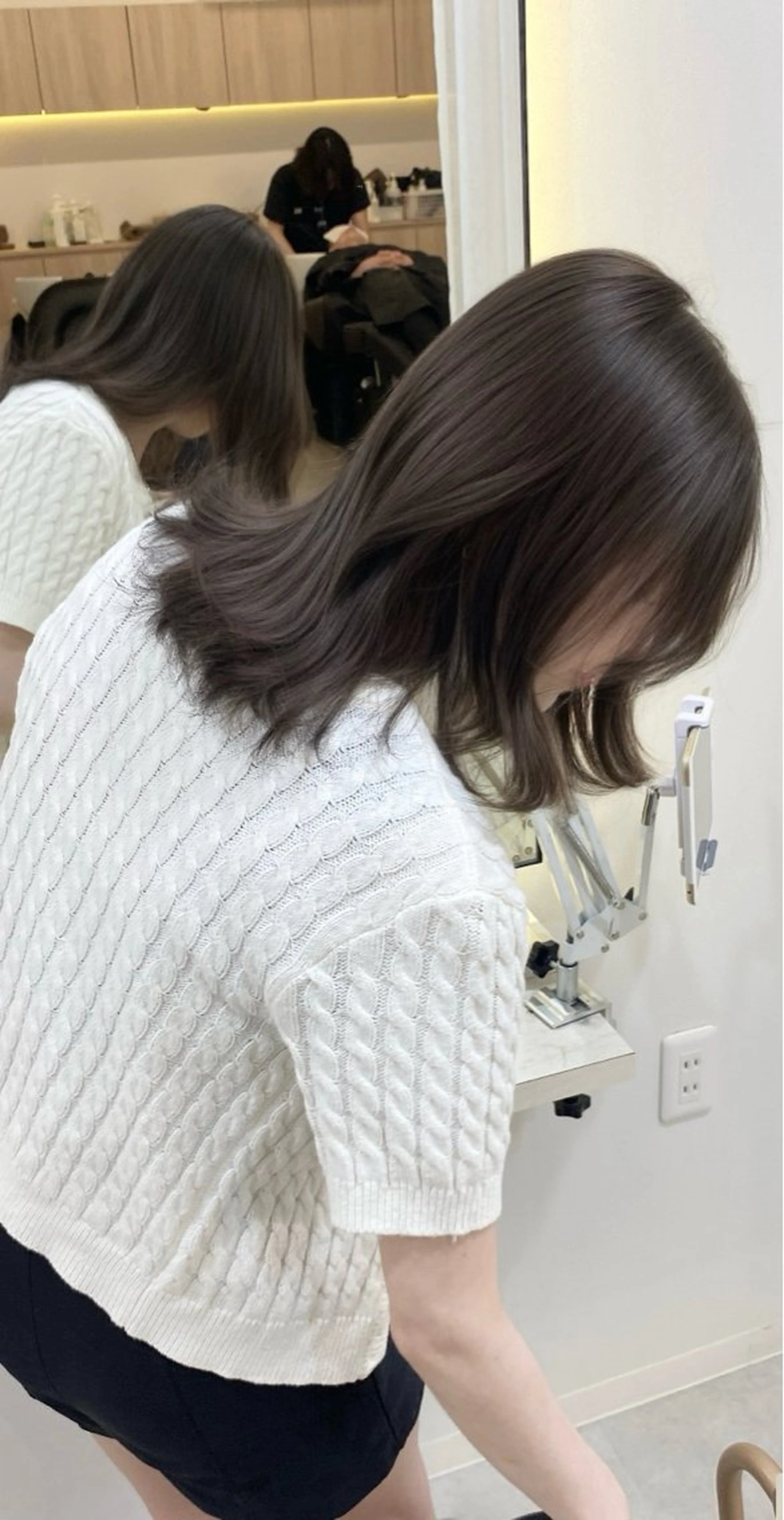 ミディアム カット ヘアカラー 透明感カラー／メンズ 特化kazumaのヘアスタイル