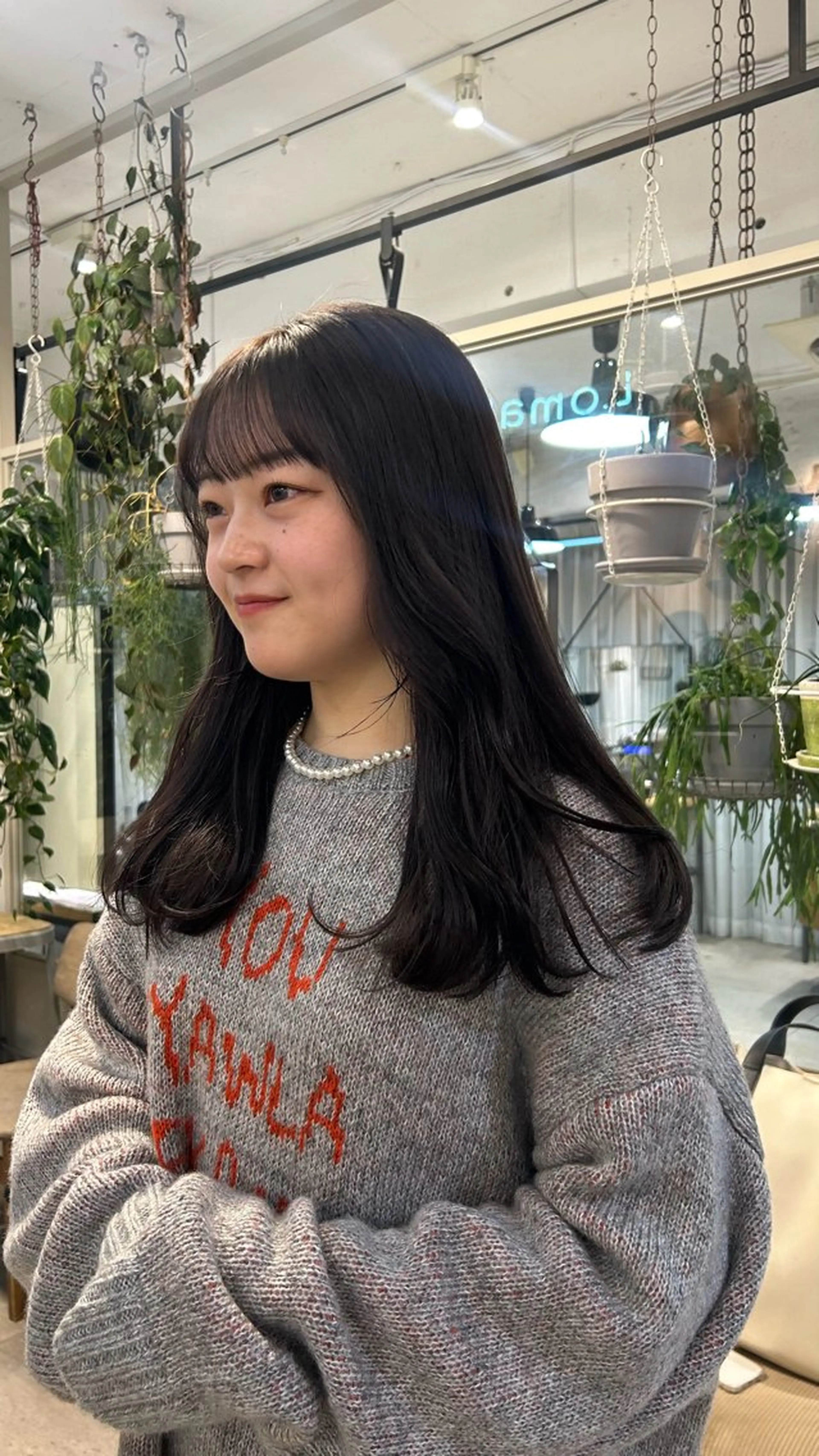 ミディアム カラー カット ヘアカラー じゅわっと暖色カラー 🍊Moemiのヘアスタイル