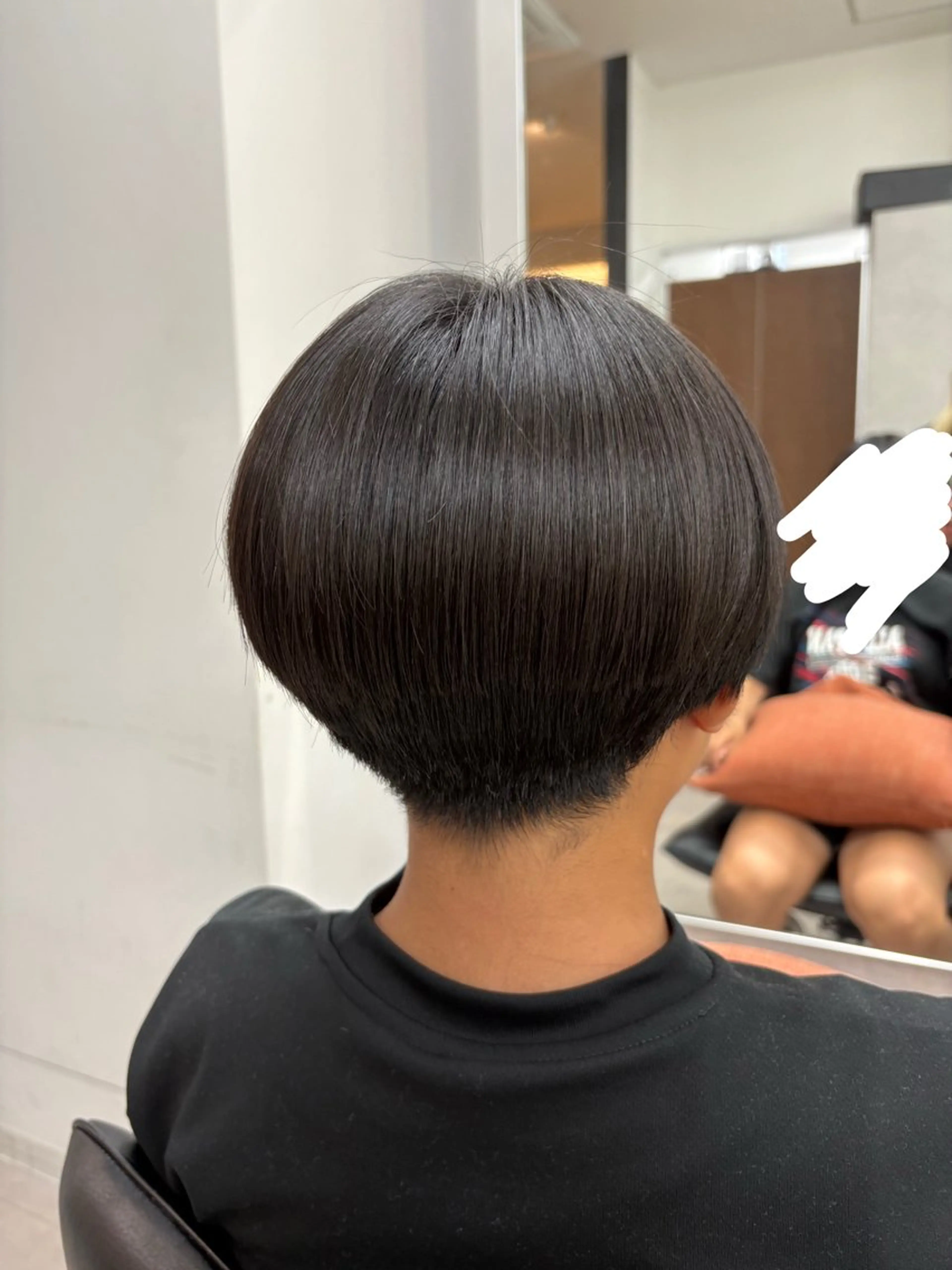 ショート 縮毛矯正 冨高 桃花のヘアスタイル