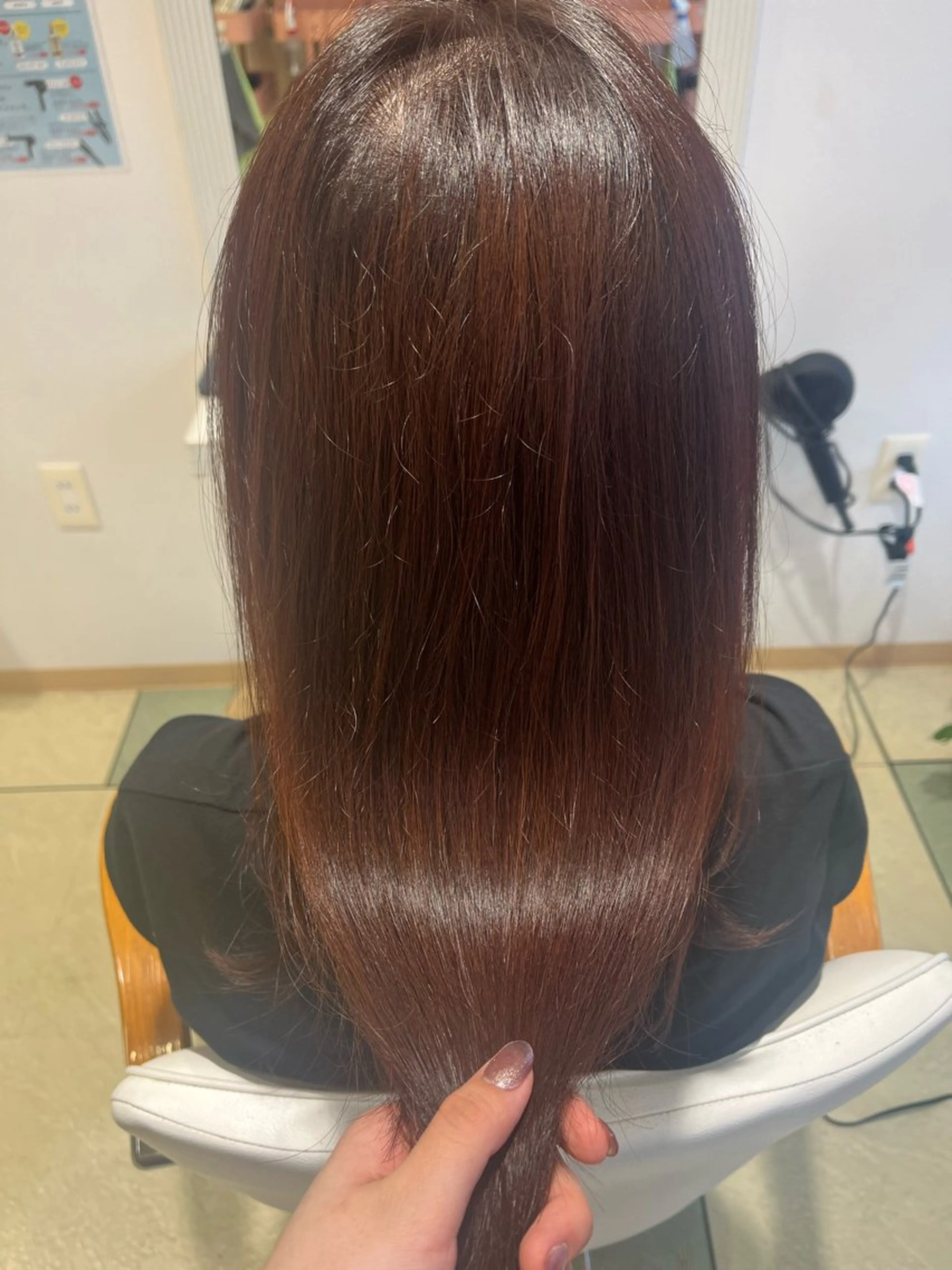 ロング カラー ベージュカラー⌇ くびれヘア.𐙚心音のヘアスタイル