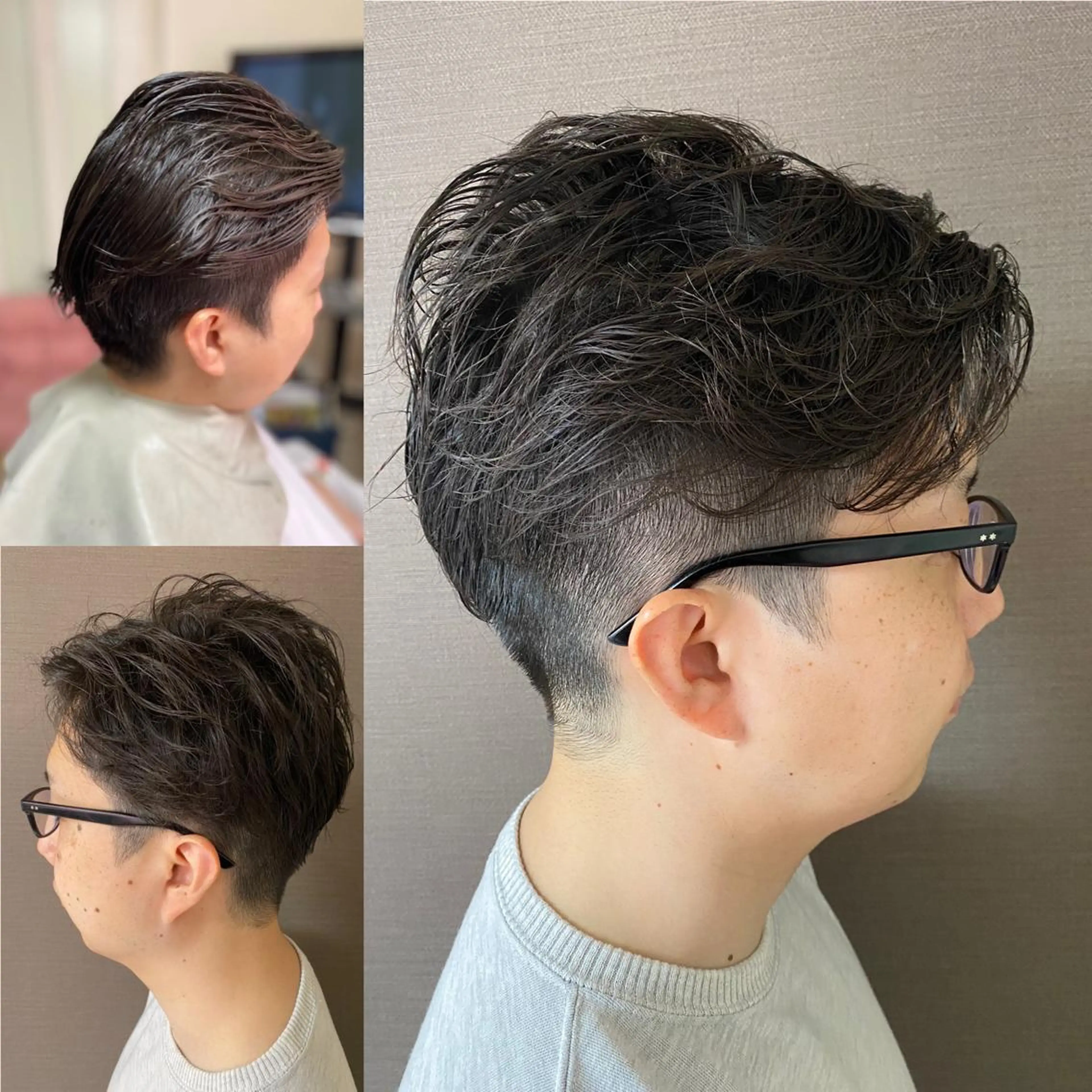 ショート パーマ ゴトウ エイイチのヘアスタイル