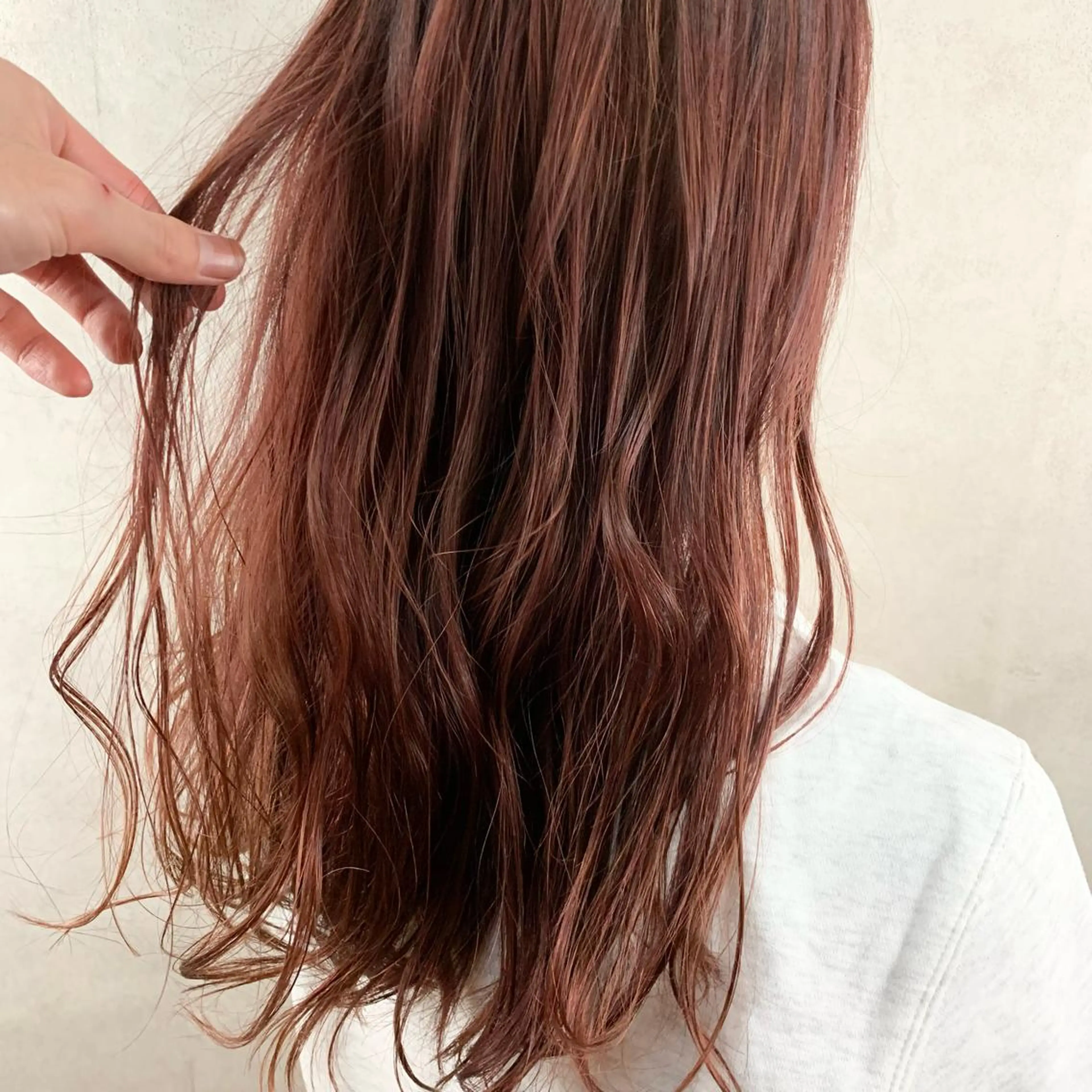 セミロング Geniee horie所属・ともや 髪質改善縮毛矯正のヘアスタイル