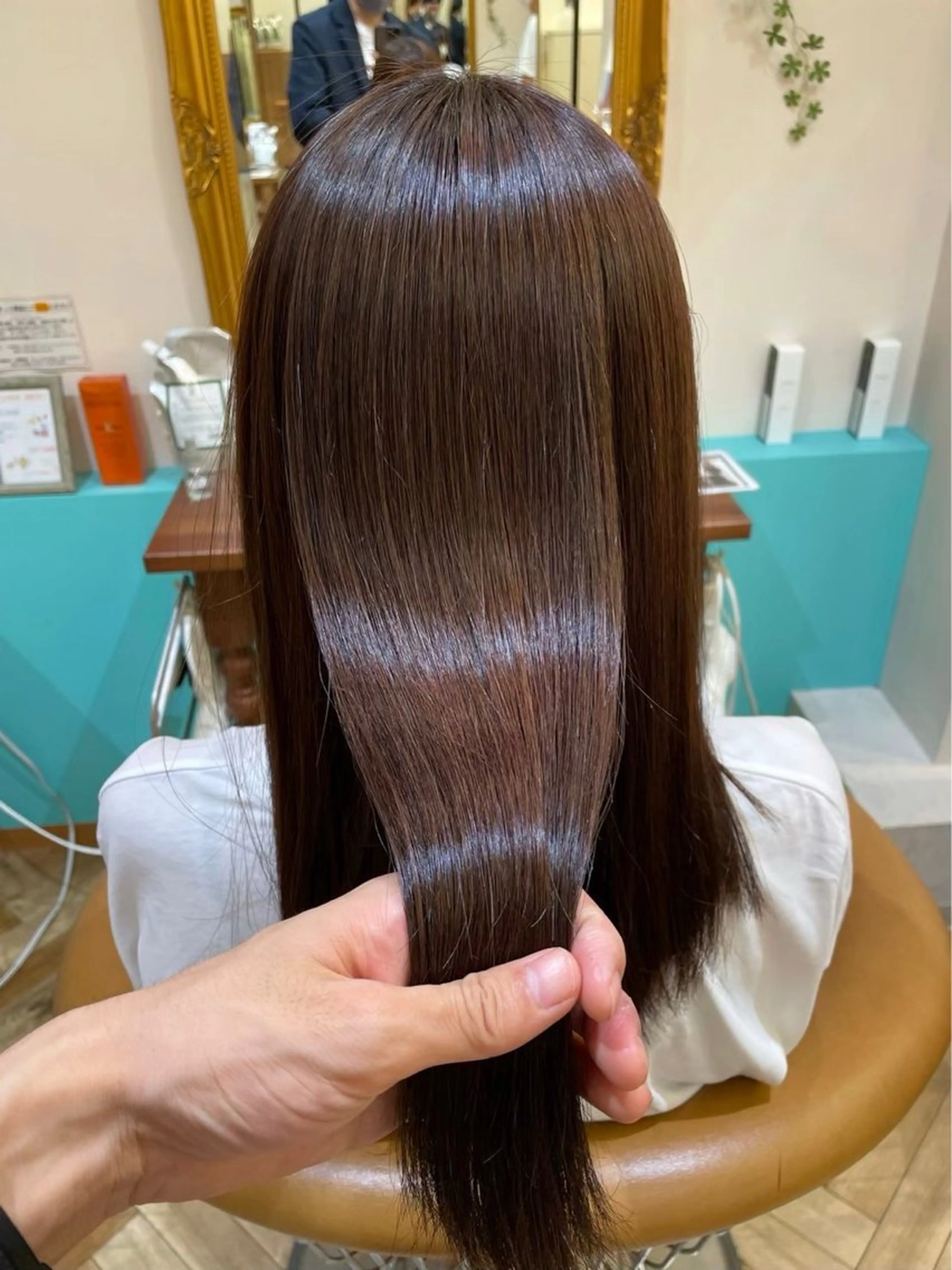 【🧚‍♀️縮毛矯正モデル🧚‍♀️】柔らか縮毛矯正🌟+3stepトリートメント🫧の写真