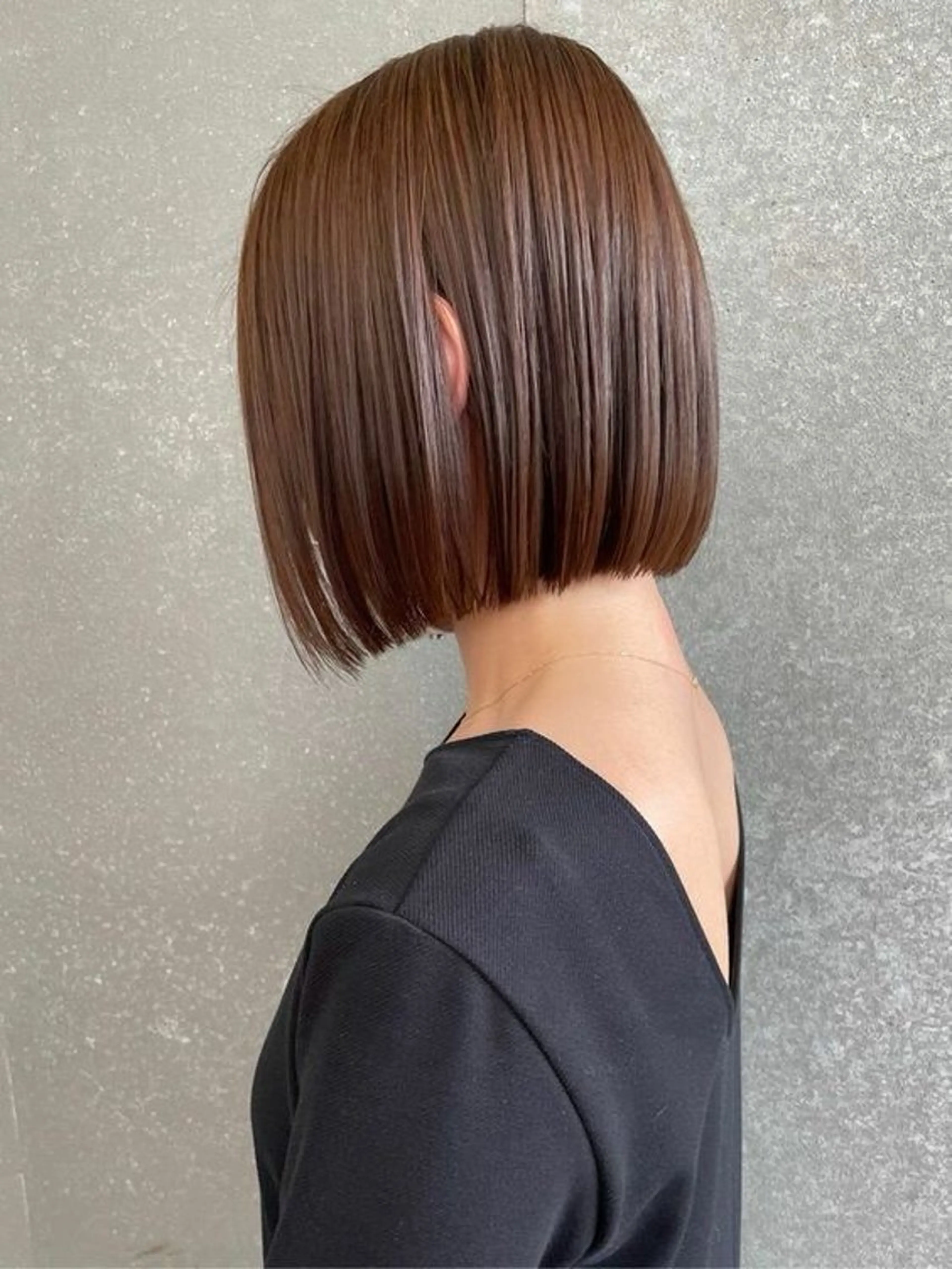 ミディアム Lond azur所属・🇰🇷韓国レイヤー 韓国風ボブのヘアスタイル