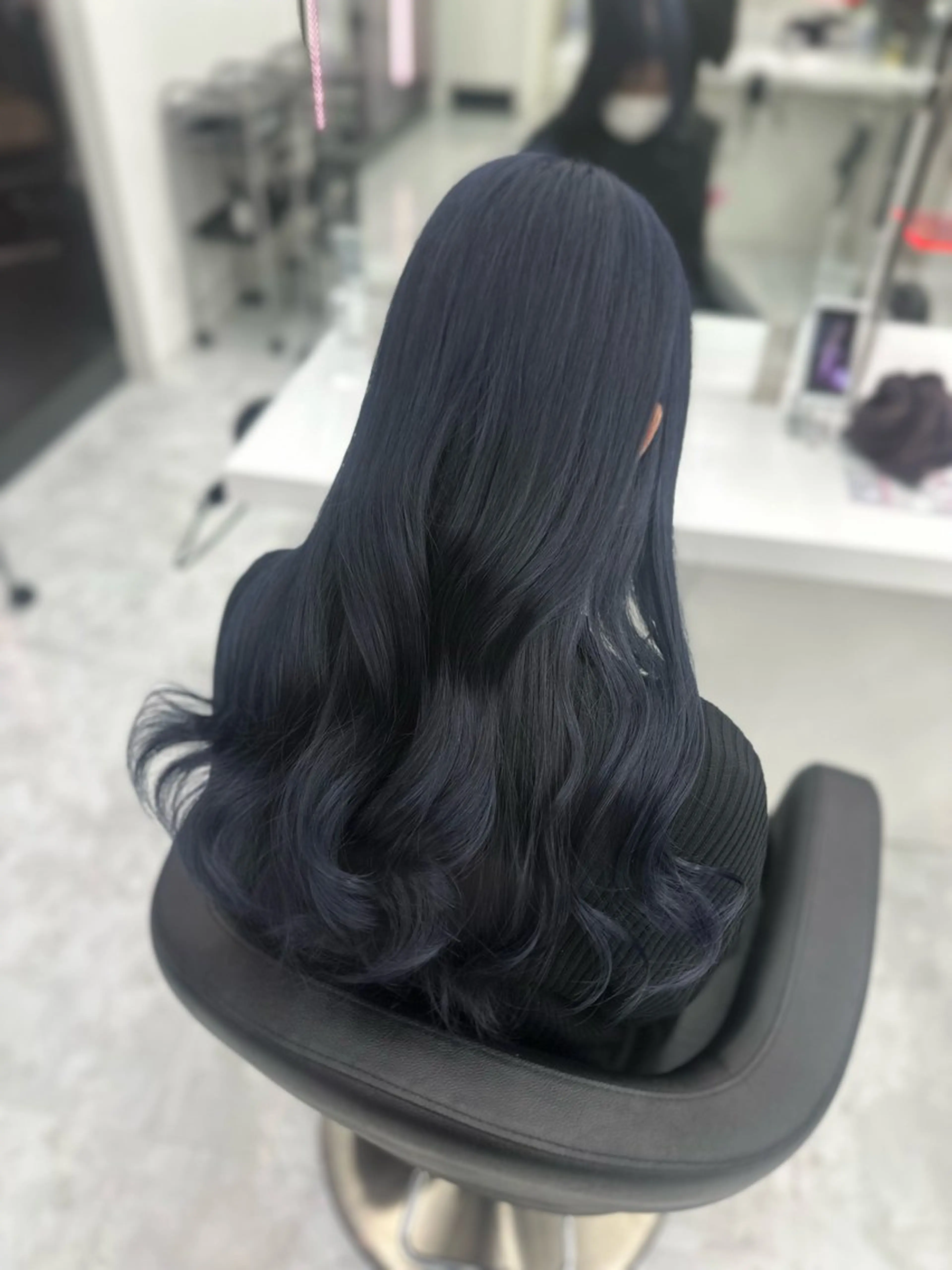 ロング カラー パーマ ヘアアレンジ メンズ キッズ ♥️韓国ヘア レイヤー♥️ゆりのヘアスタイル