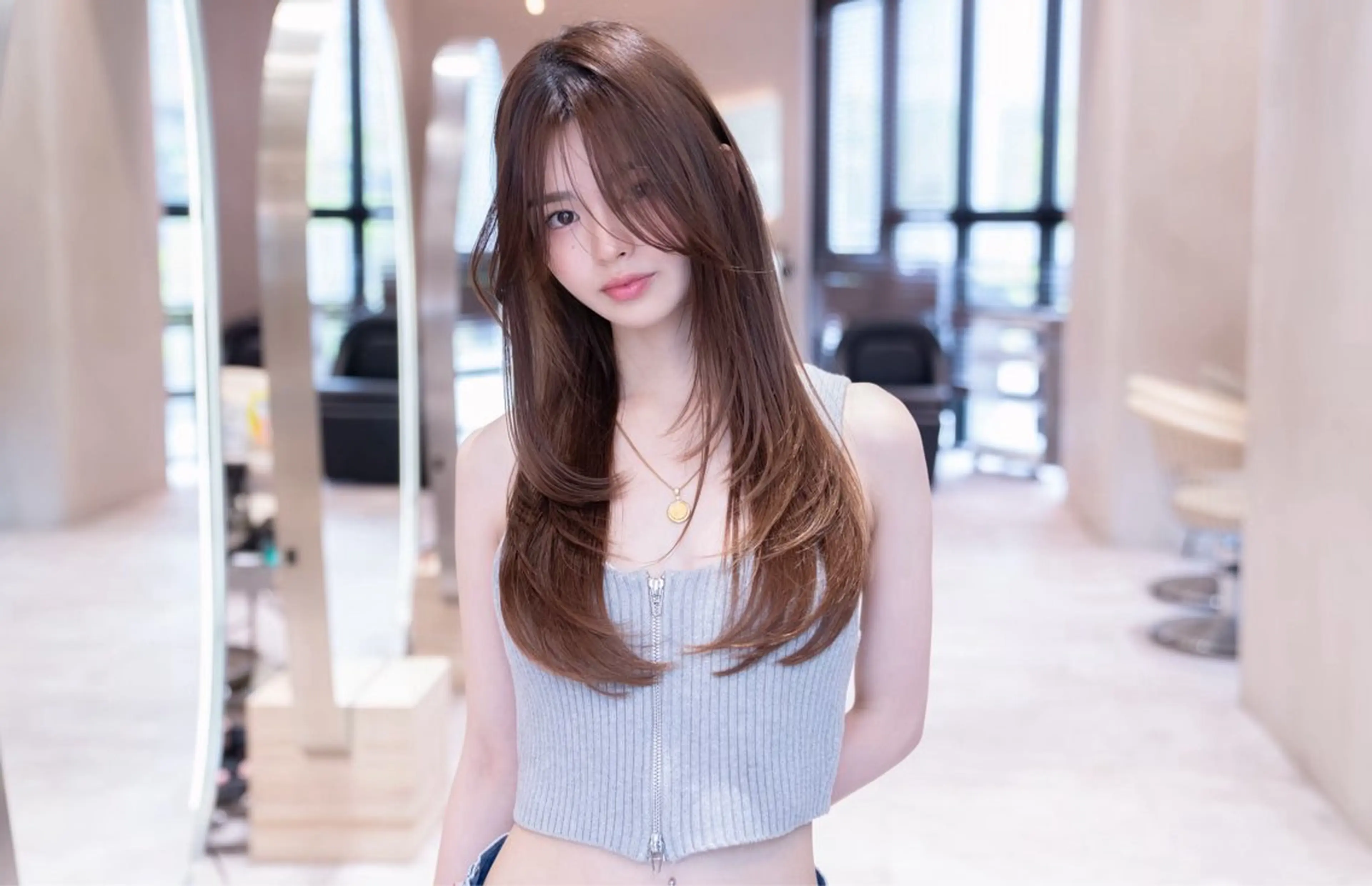 ロング カラー パーマ ill HAVANA所属・渋谷/似合わせカット ・縮毛矯正　コウのヘアスタイル