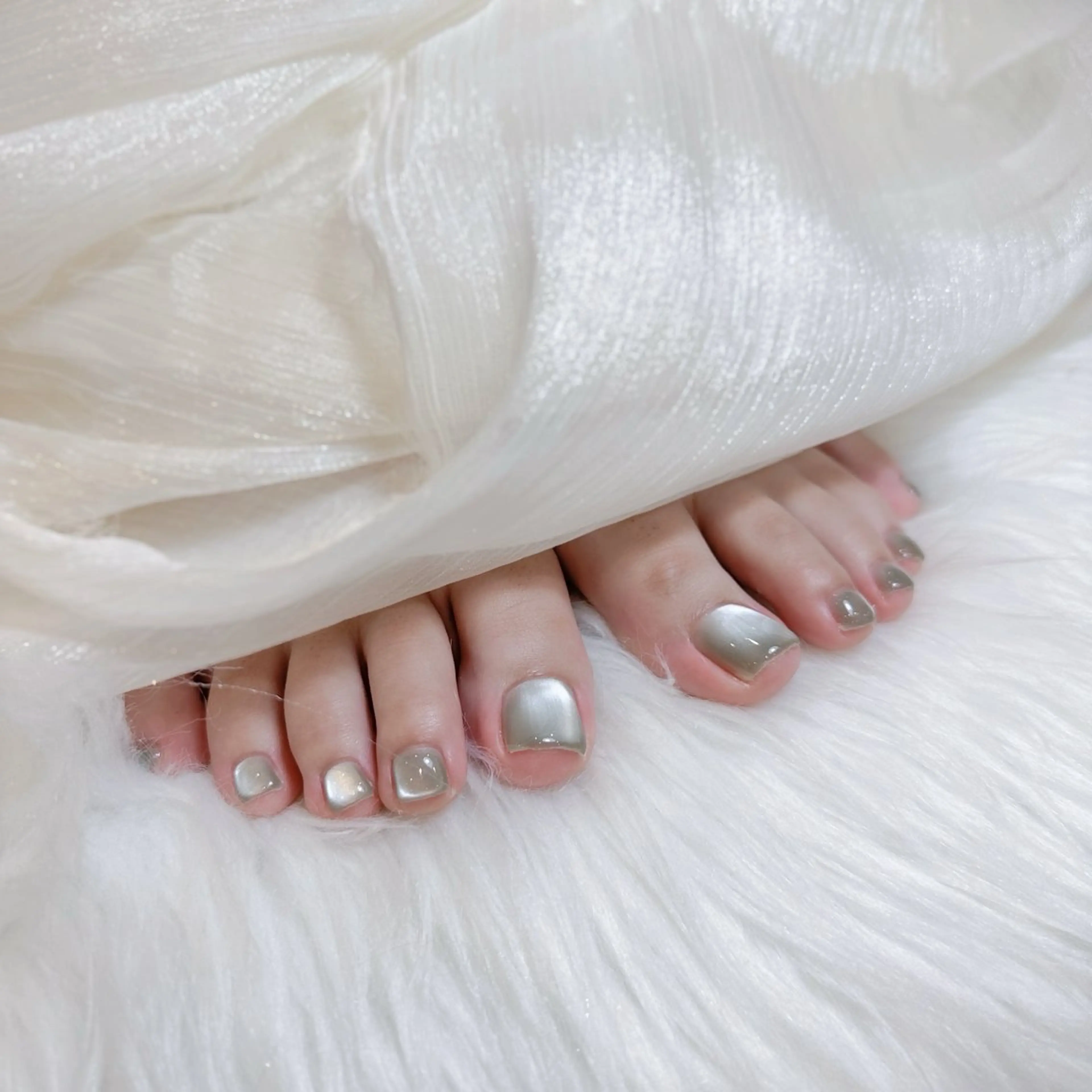 ネイル マグネットネイル フットネイル Mio Nailのネイルデザイン