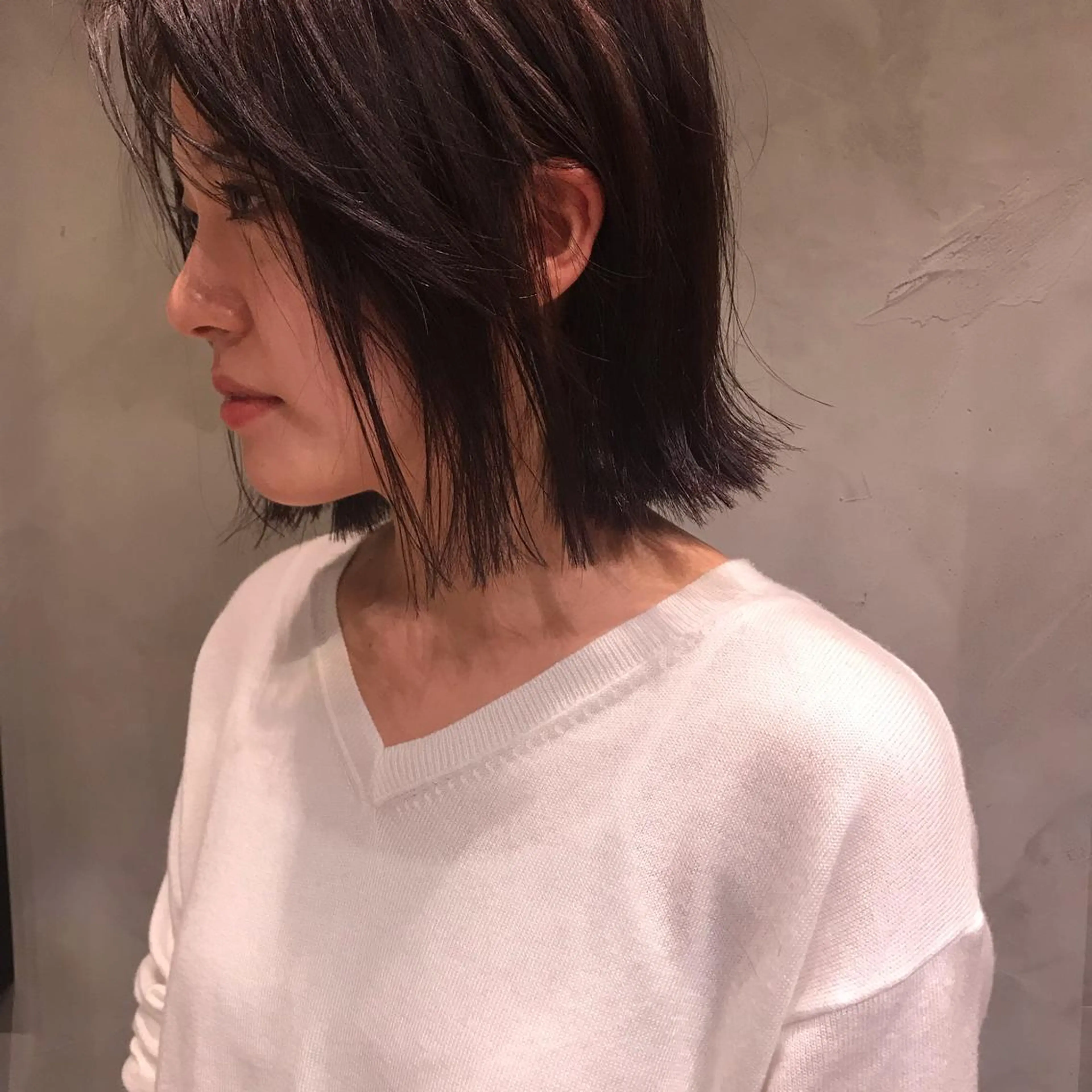 柔らかブラウン/顔周 りレイヤー♡ユウシのヘアスタイル