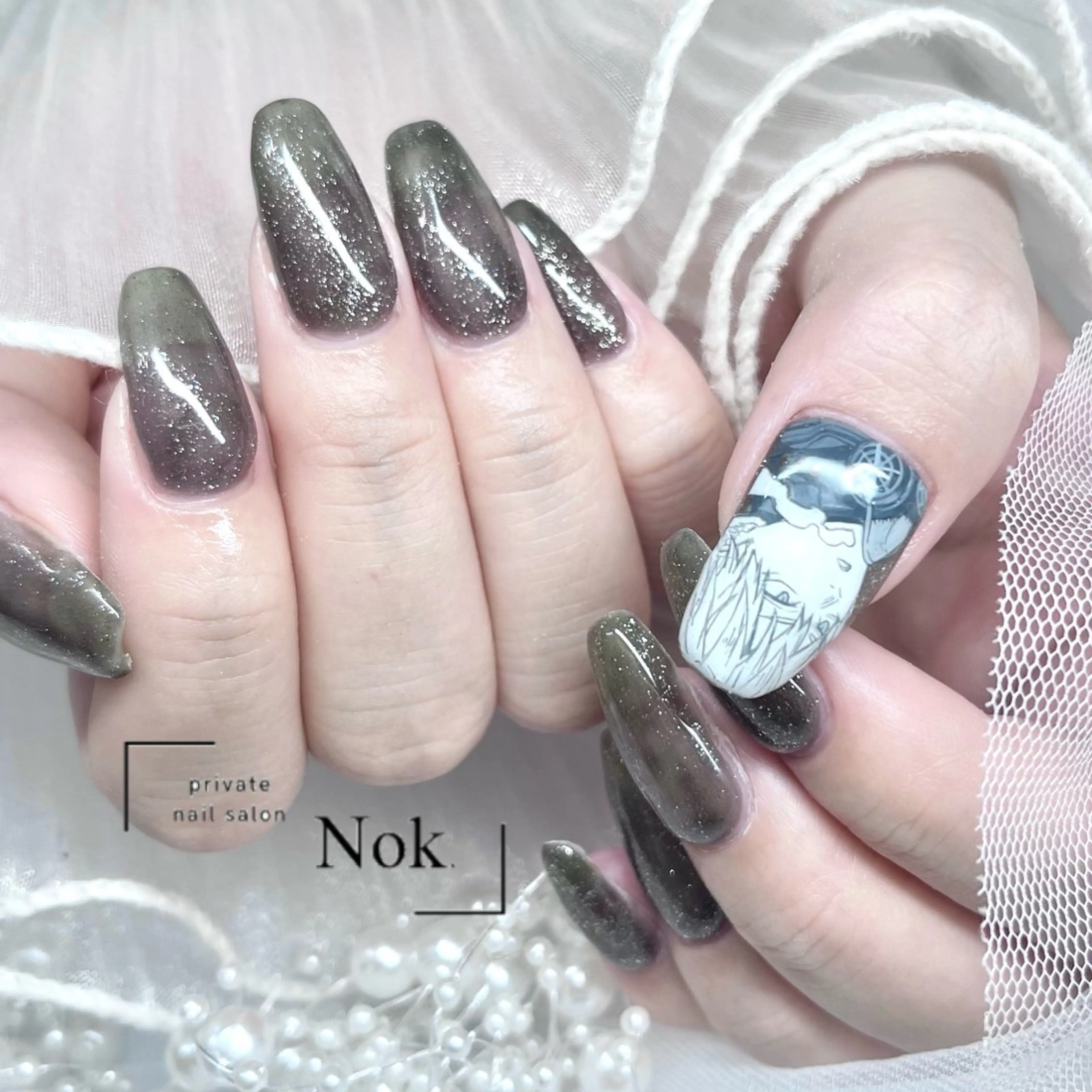 ネイル ハンドネイル 池袋痛ネイル Nok. 渡辺のネイルデザイン